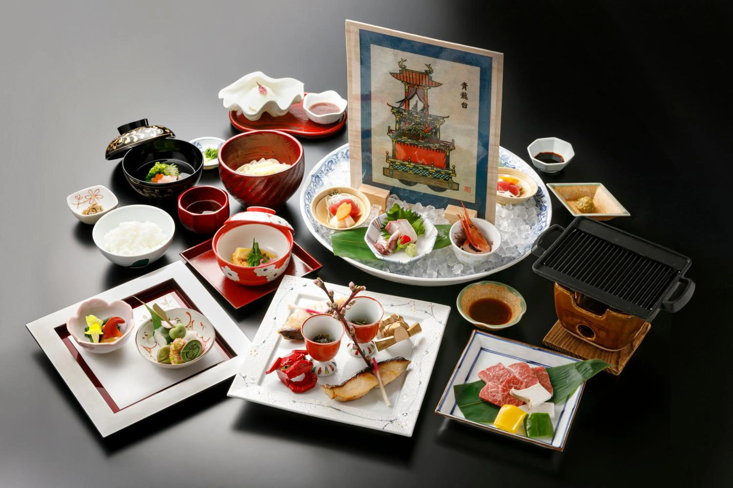 Dinner in Honjin Hiranoya Annex