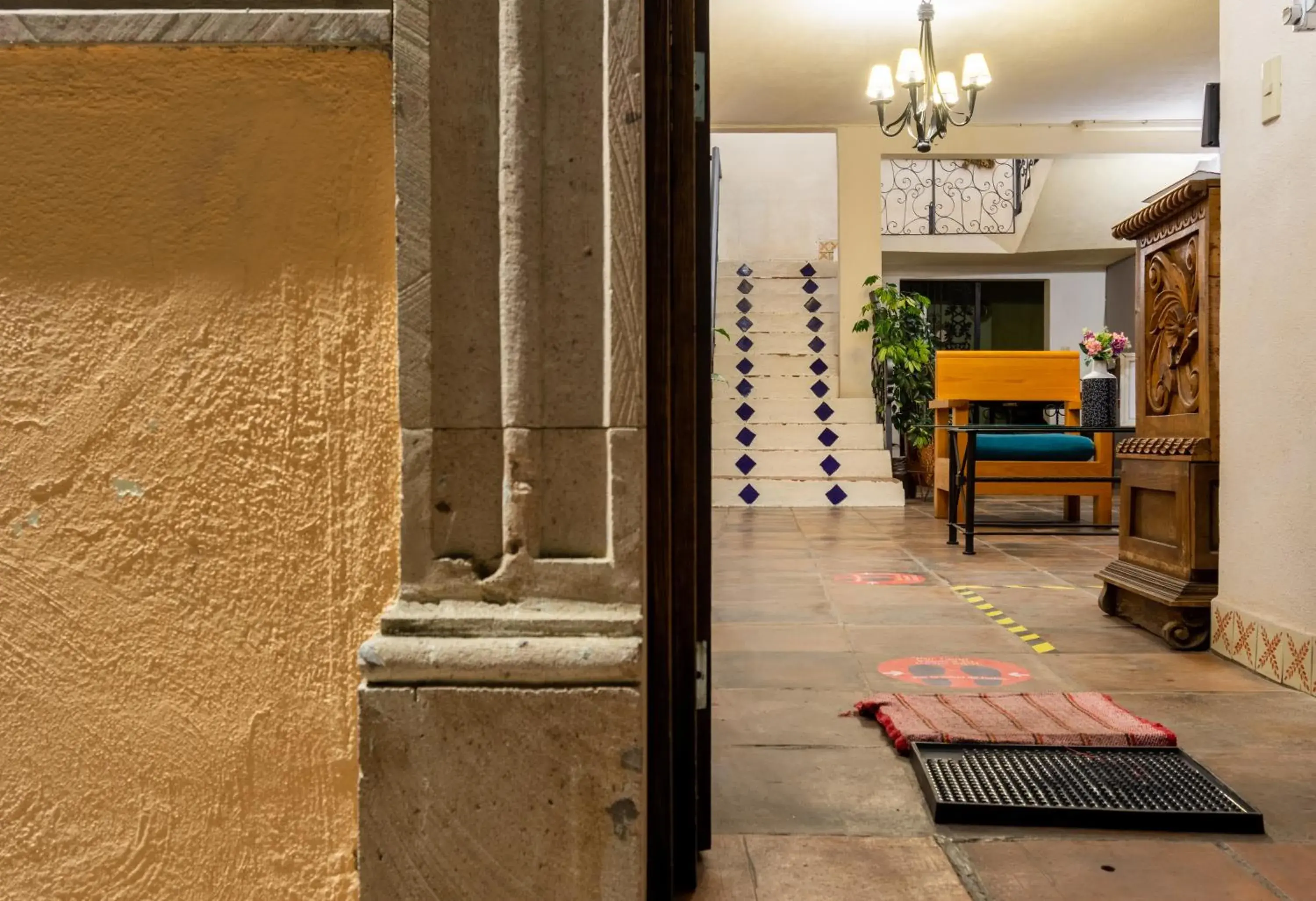 Lobby or reception in Hotel Casa Santamar