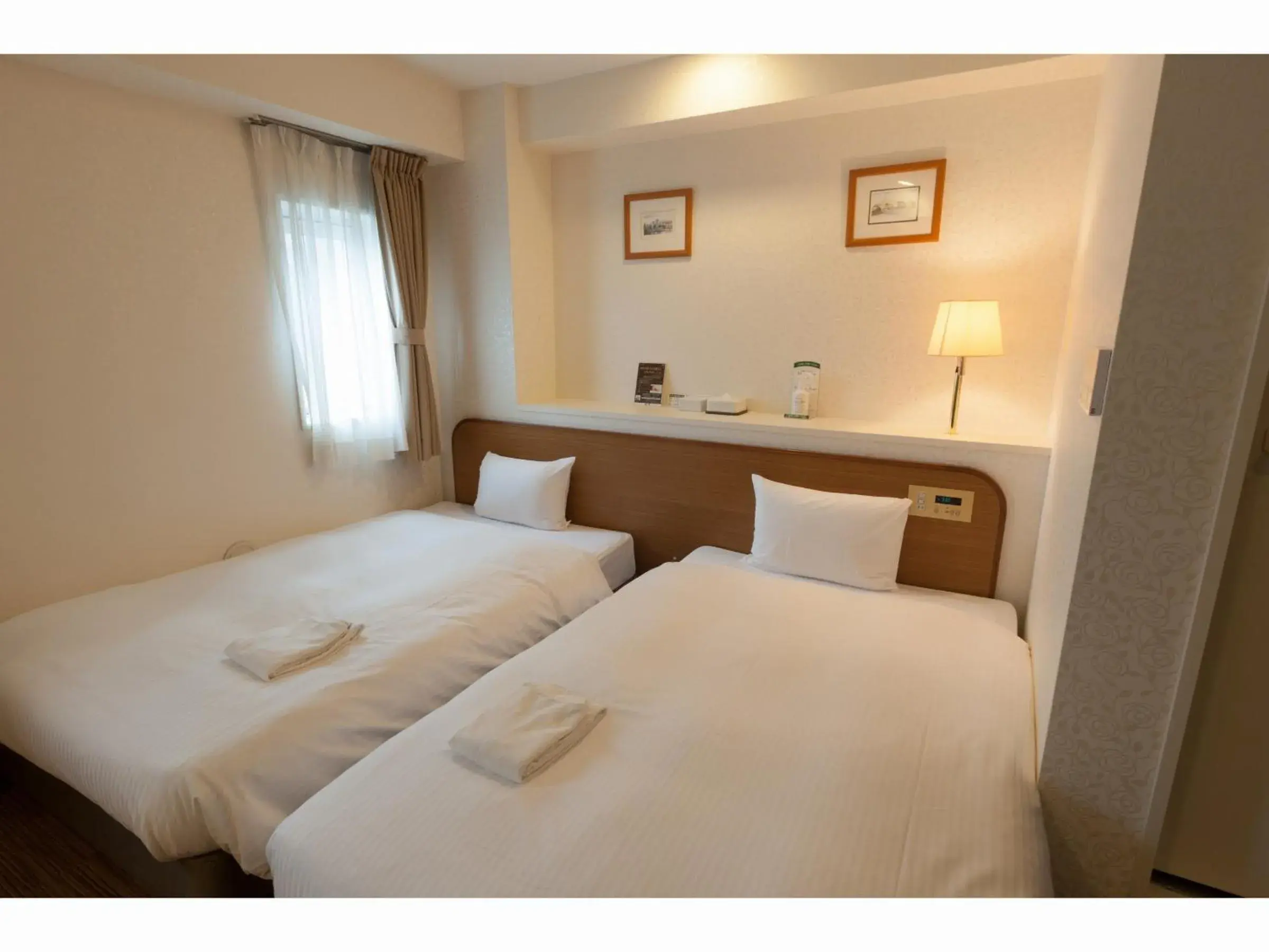 Photo of the whole room, Bed in Benikea Calton Hotel Fukuoka Tenjin