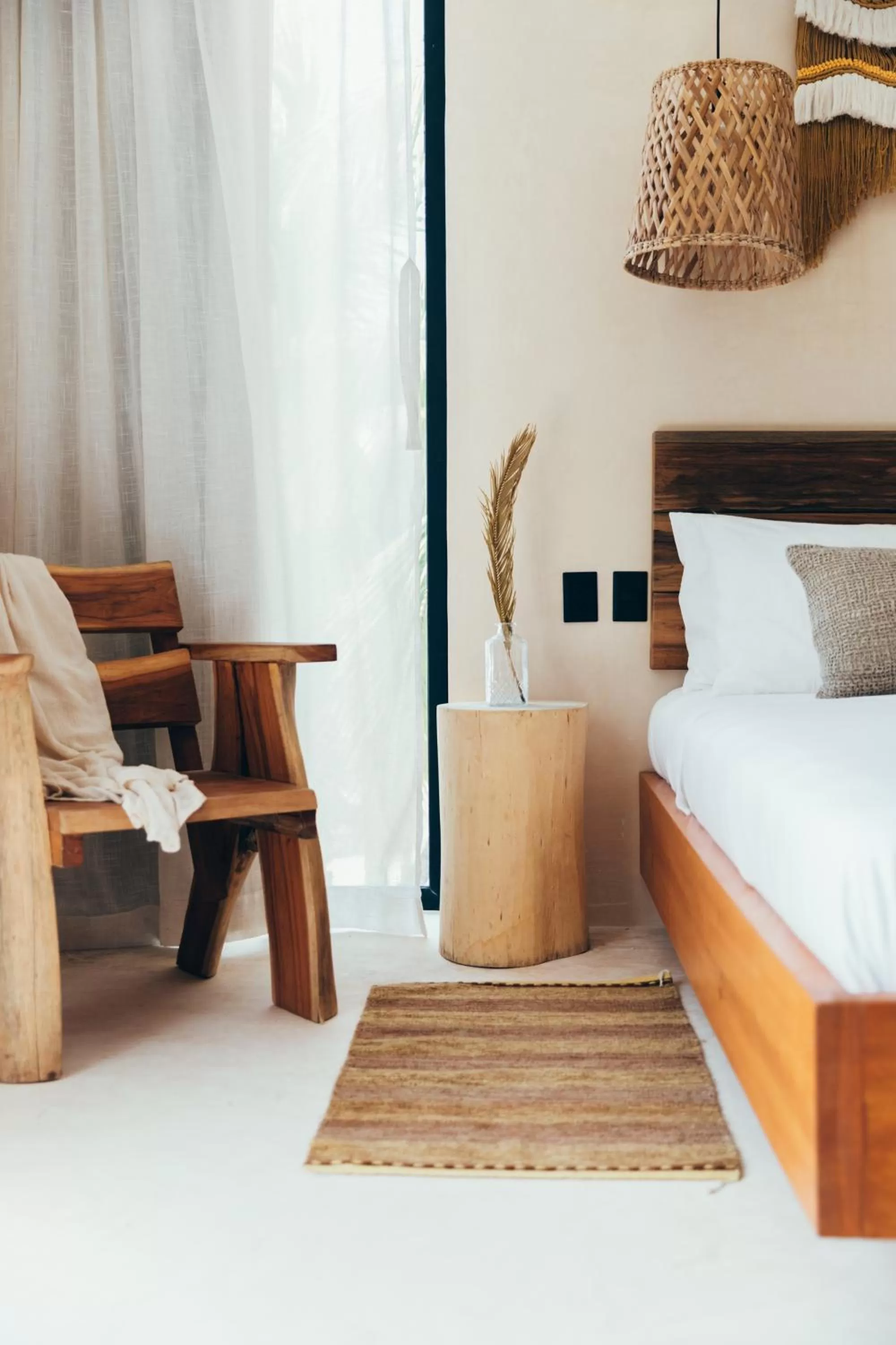 Bed in Cucu Hotel El Cuyo