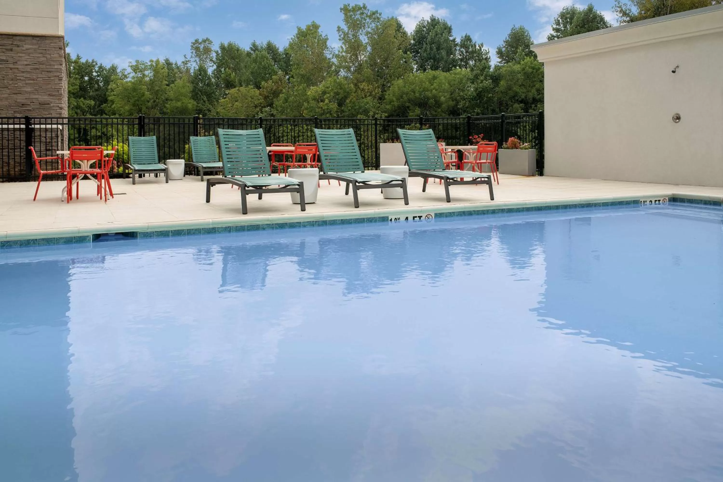 Pool view in Tru By Hilton Charlotte Airport Lake Pointe