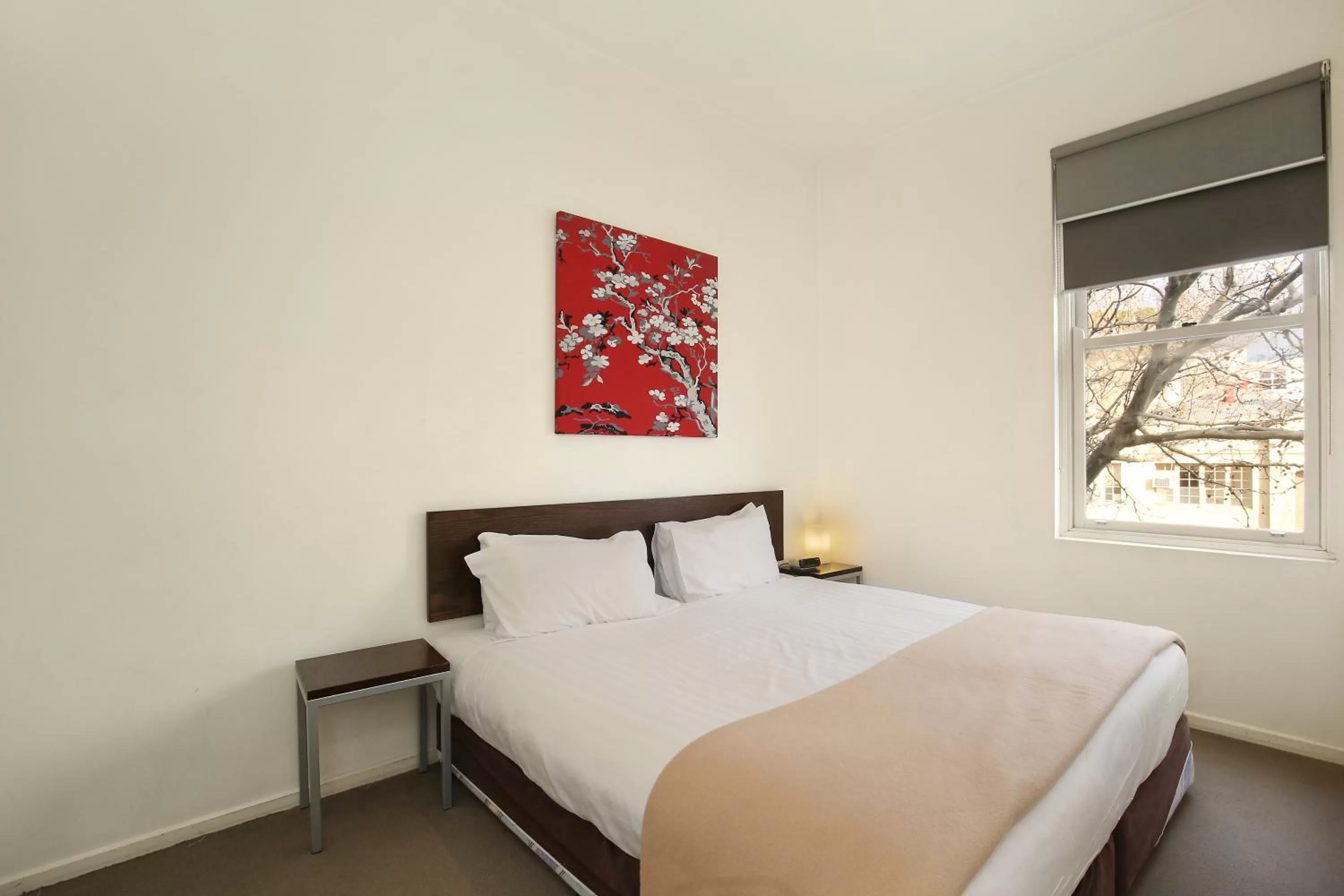 Bed in Plum Serviced Apartments North Melbourne