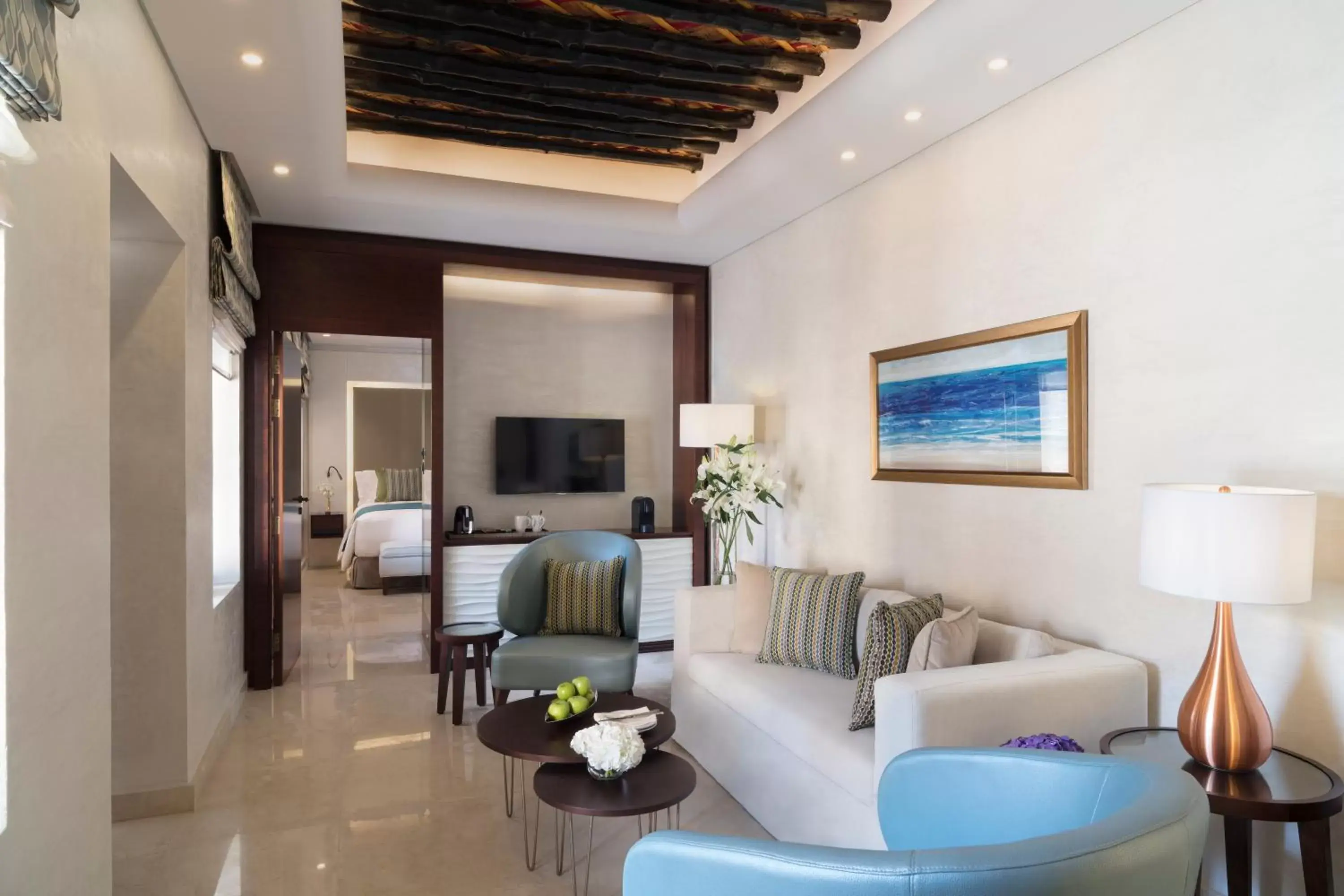 Living room, Seating Area in Souq Al Wakra Hotel Qatar By Tivoli