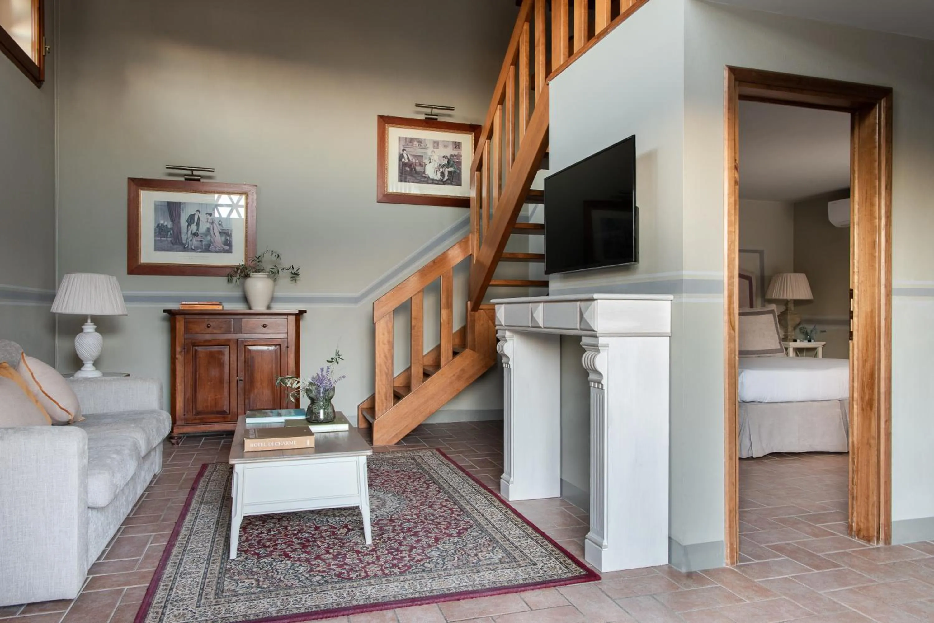 Living room in Relais Villa Olmo - Place of Charme