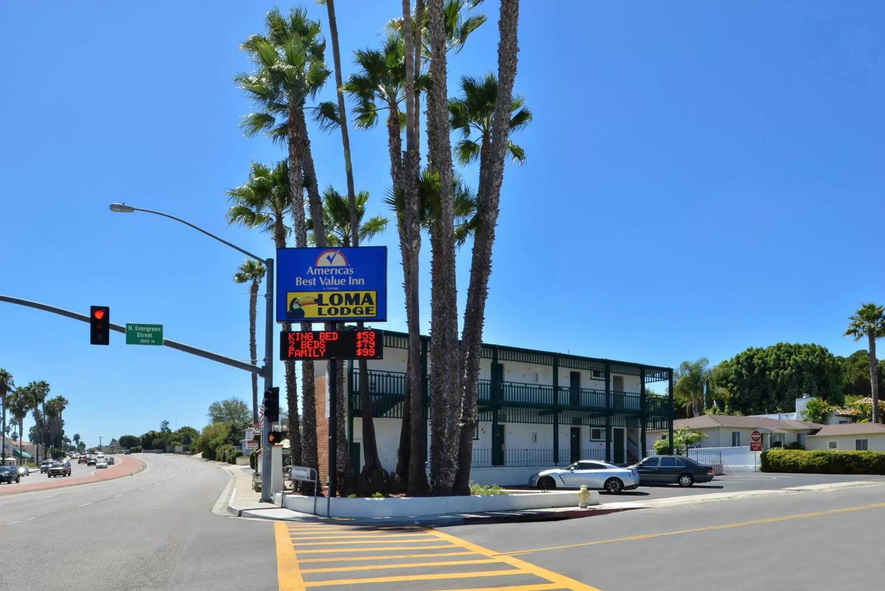 Property logo or sign, Property Building in Americas Best Value Inn Loma Lodge