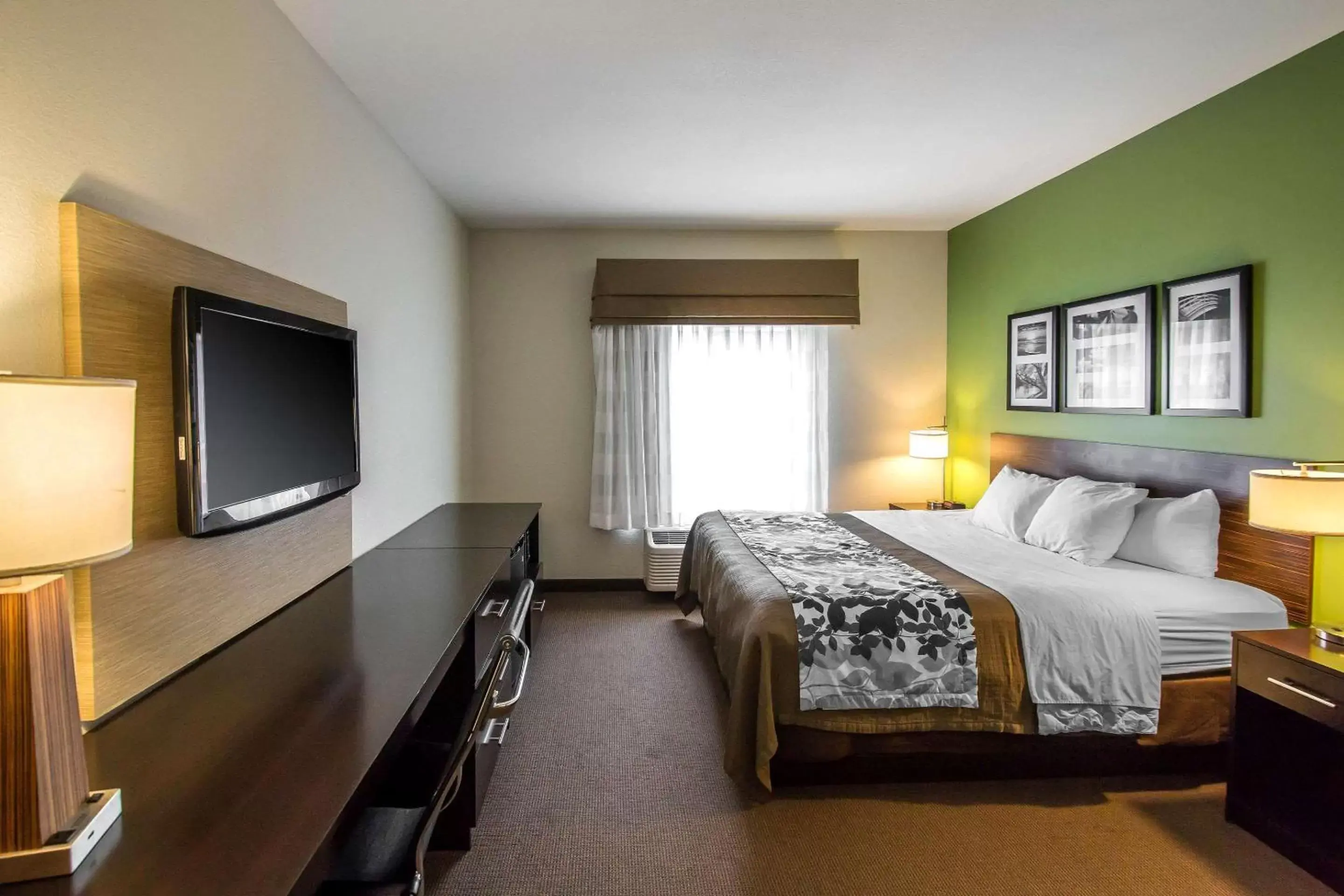 Photo of the whole room, Bed in Sleep Inn & Suites Haysville
