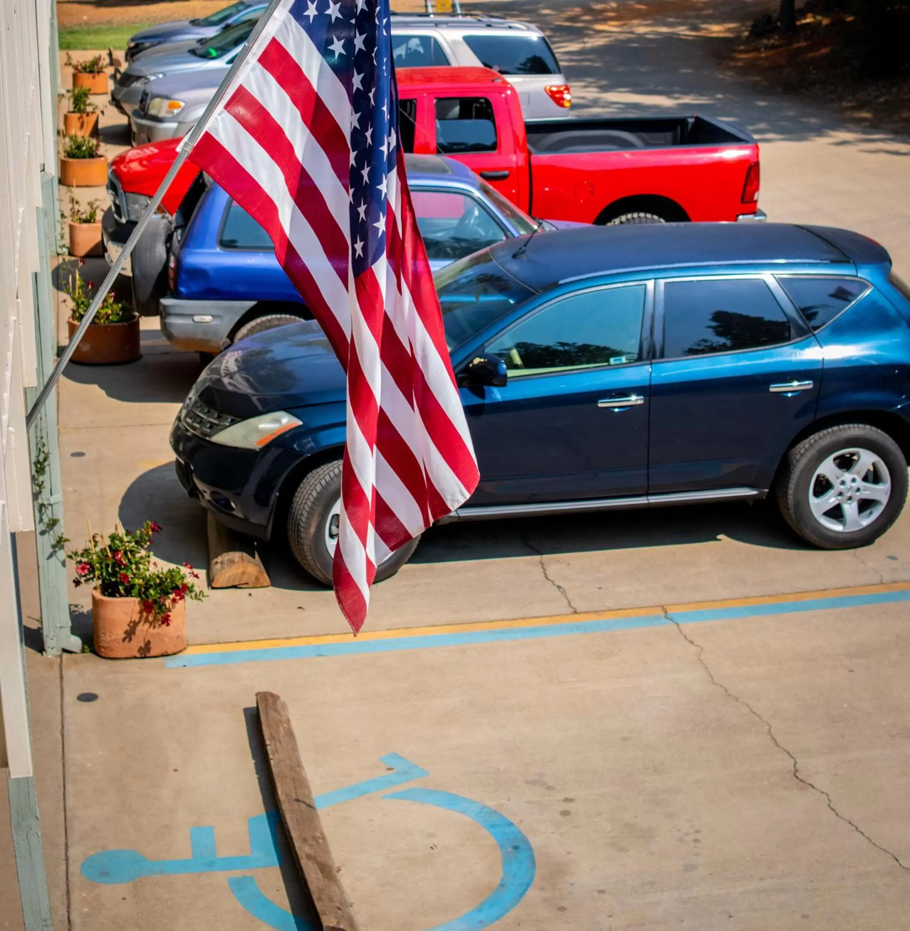 Property building in Brownsville Motel Property building in Brownsville Motel