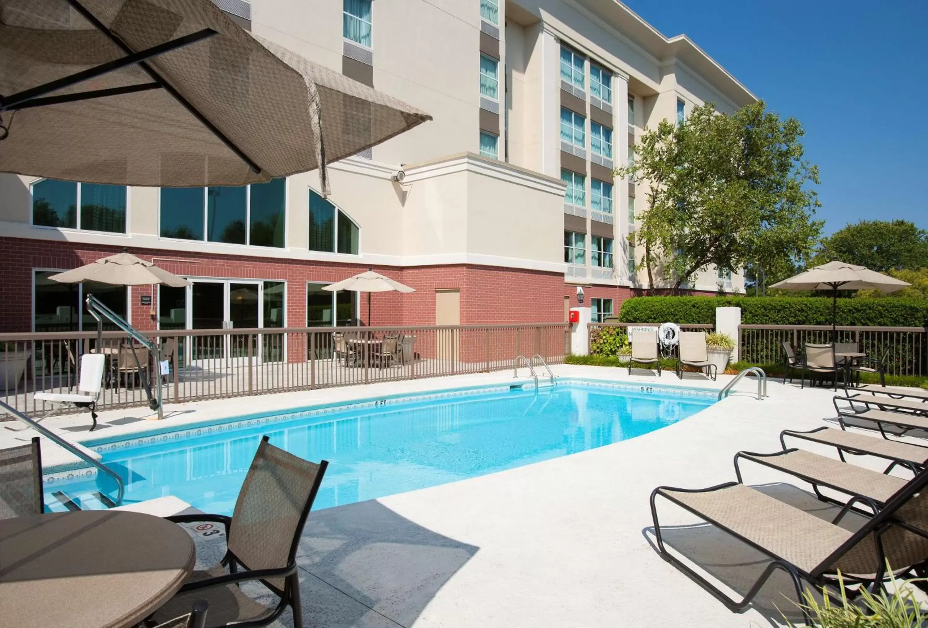 Pool view, Swimming Pool in Hampton Inn & Suites Charlotte/Pineville