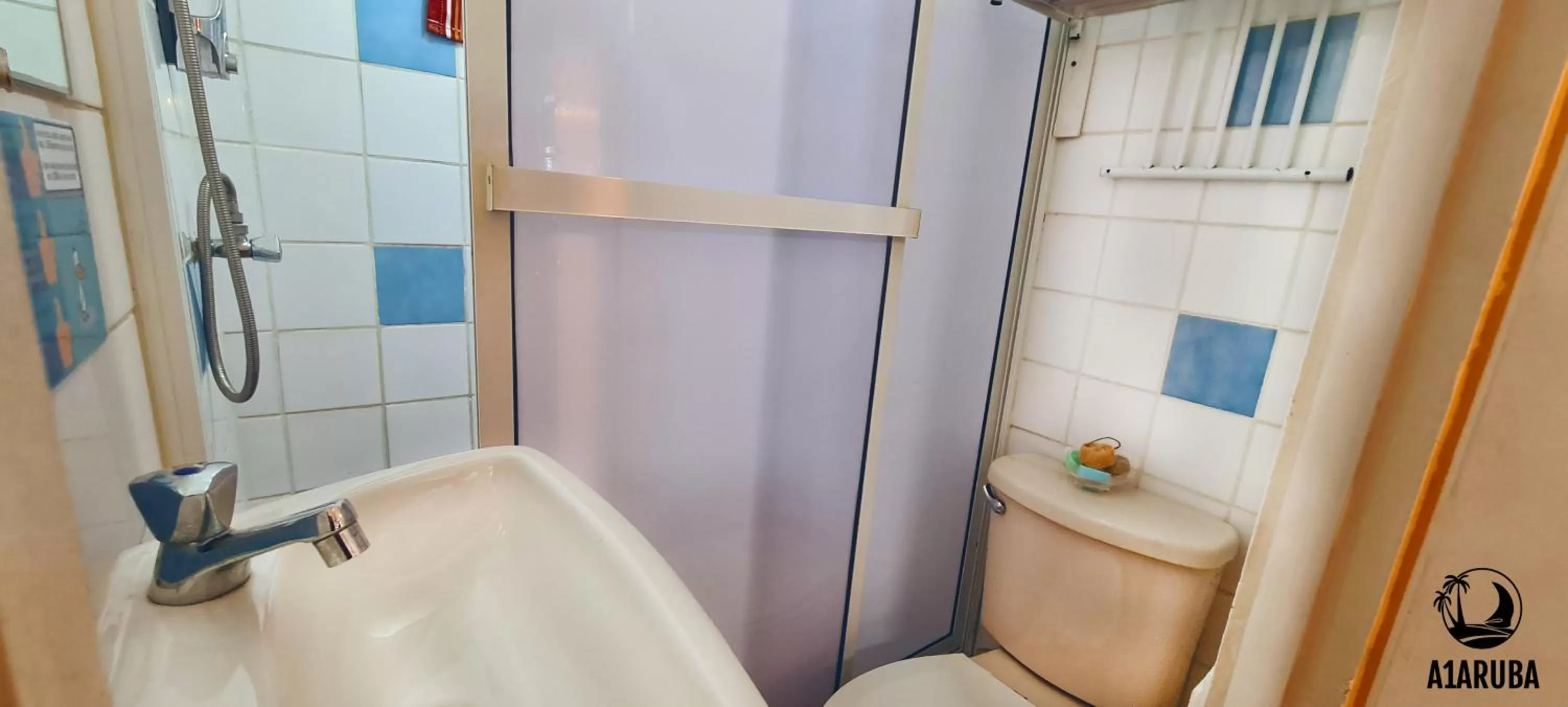 Bathroom in A1 Apartments Aruba