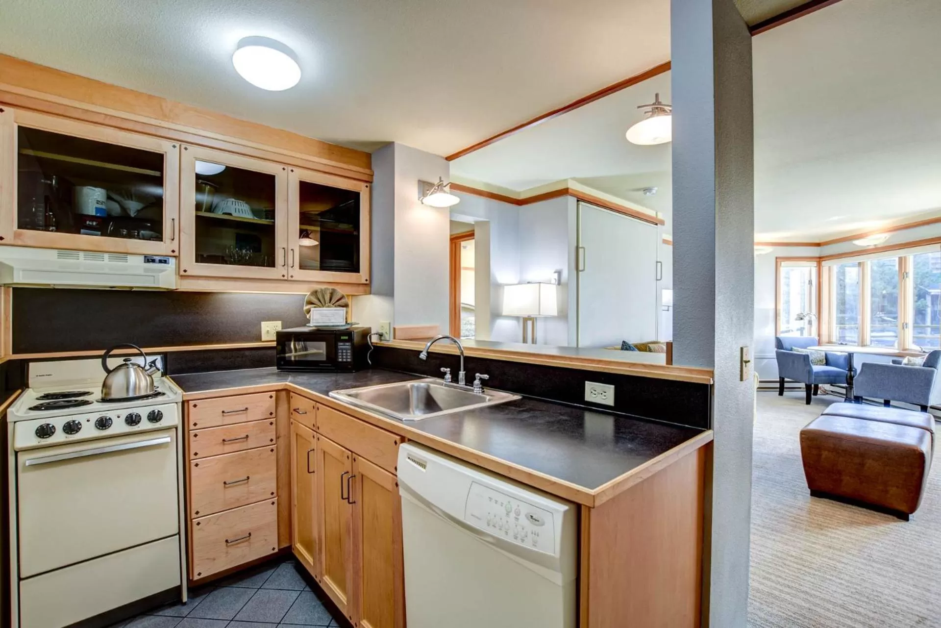 kitchen in The Waves