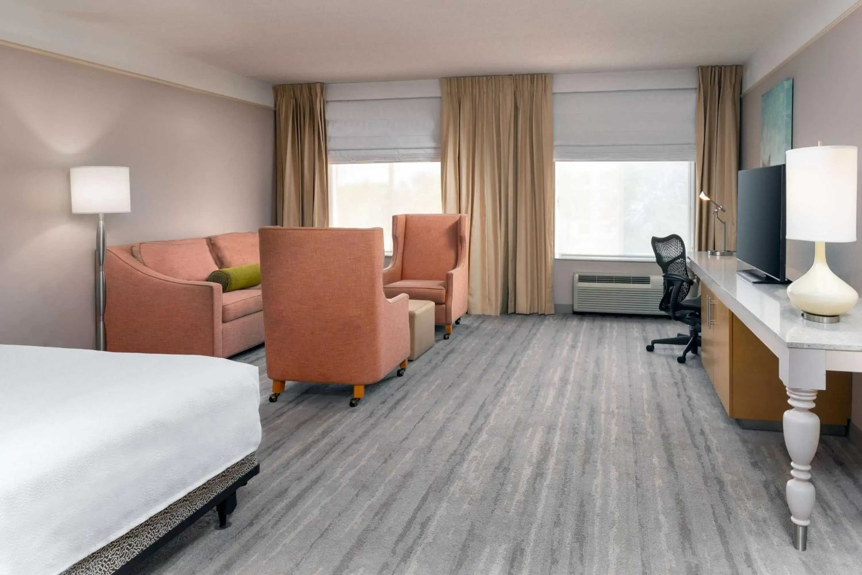 Living room, Bed in Hilton Garden Inn Ft. Lauderdale SW/Miramar Living room, Bed in Hilton Garden Inn Ft. Lauderdale SW/Miramar