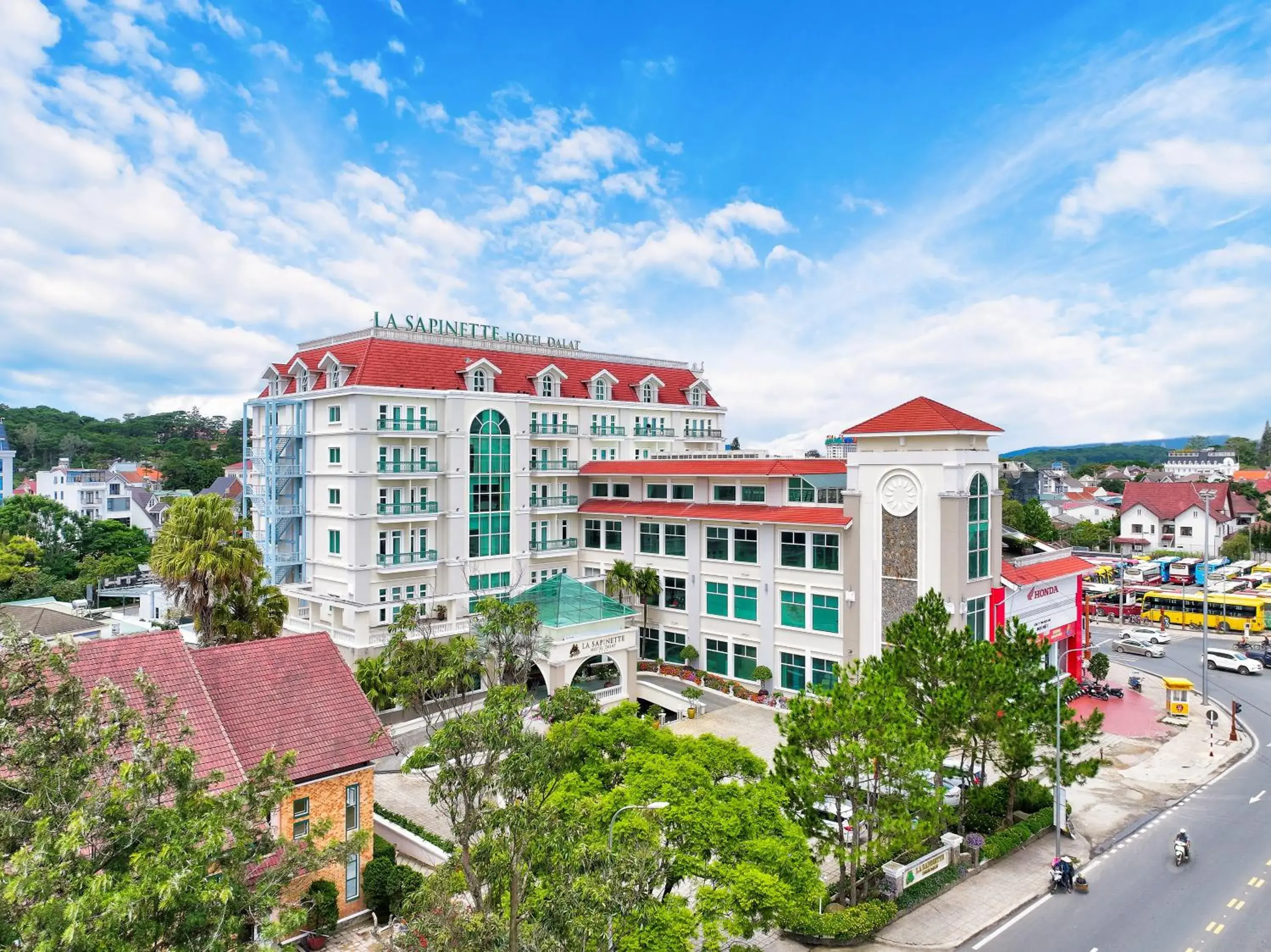 Property building in La Sapinette Hotel