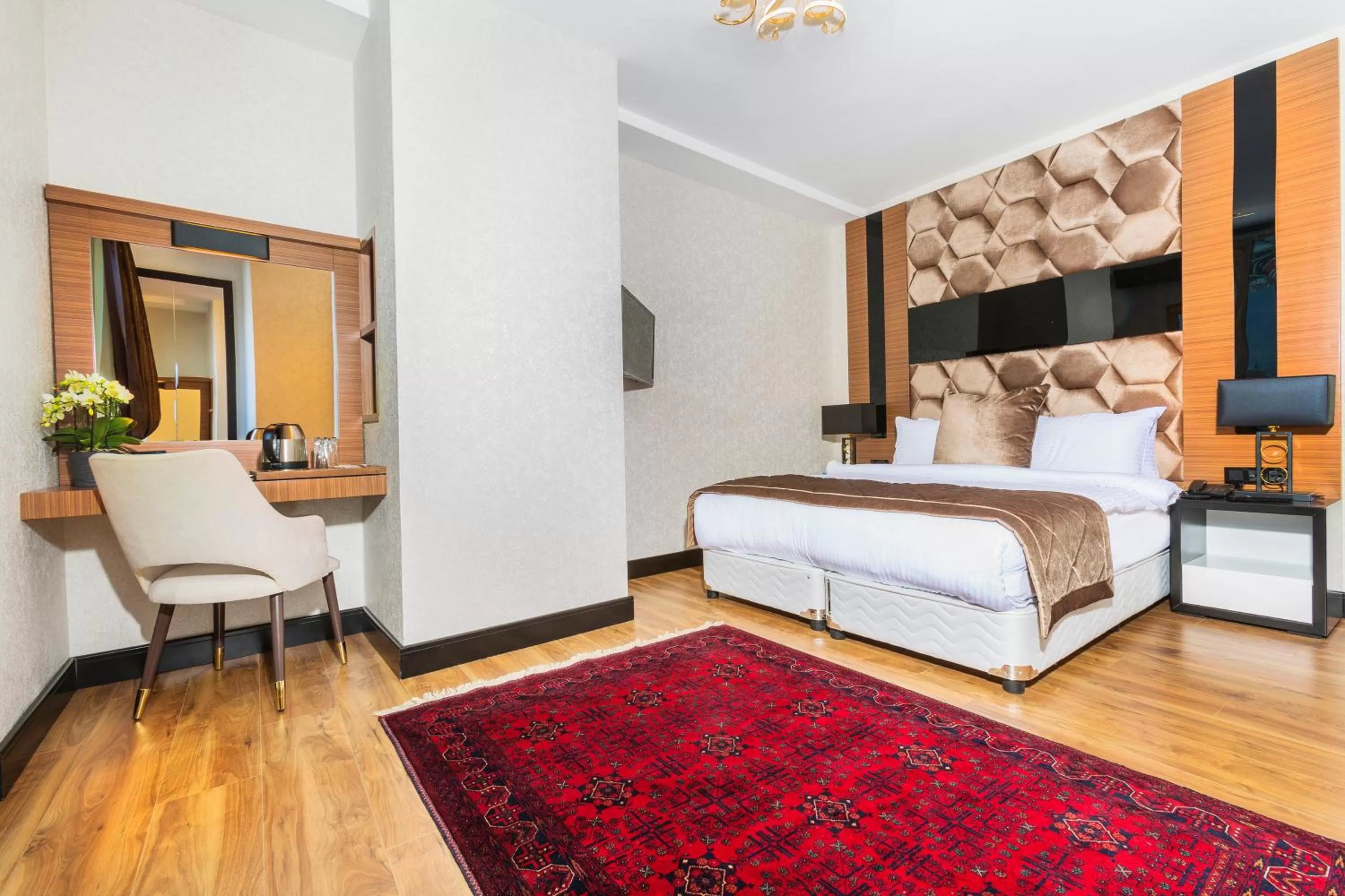 Bed in Eastanbul Suites