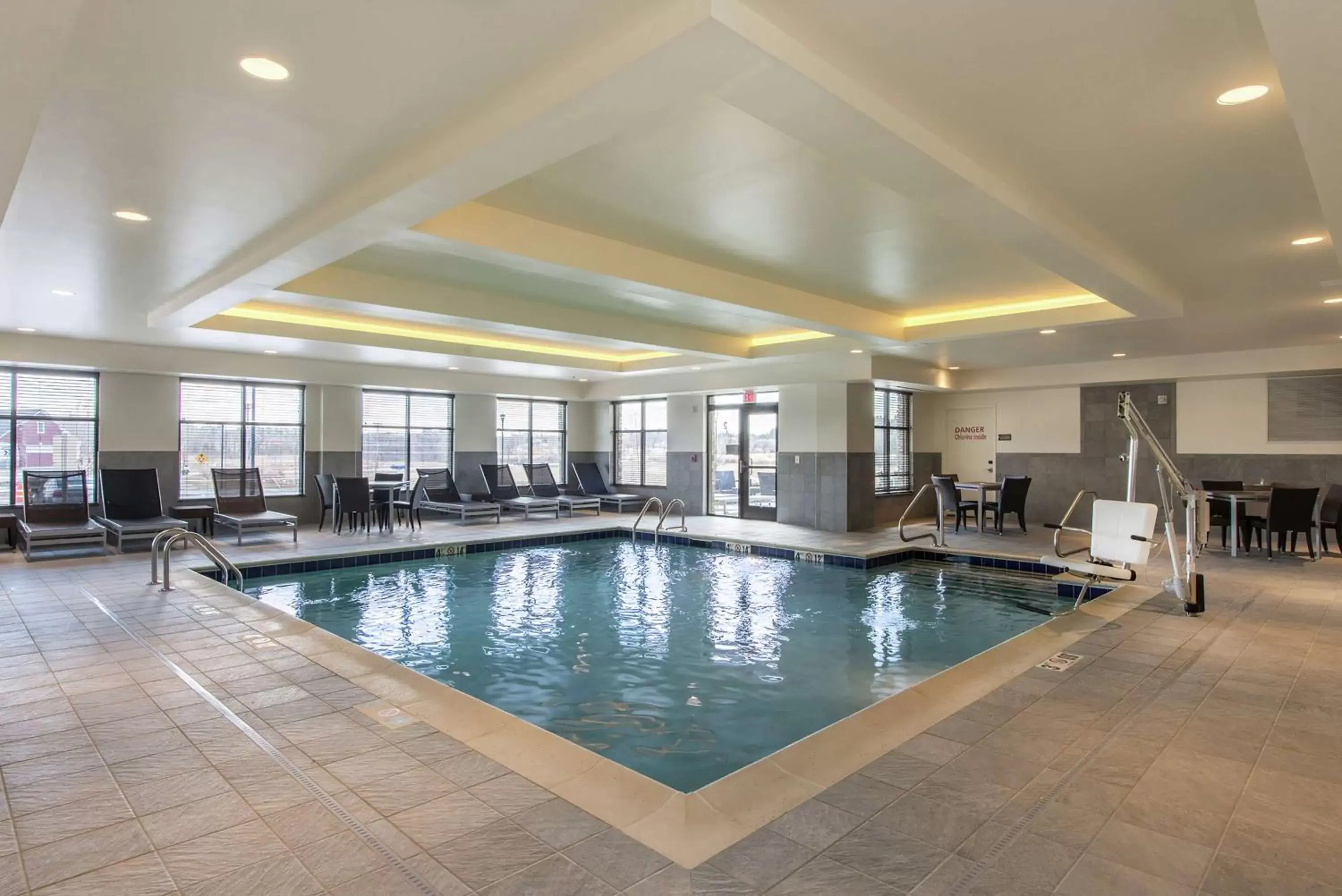 Pool view, Swimming Pool in Homewood Suites by Hilton Boston Marlborough