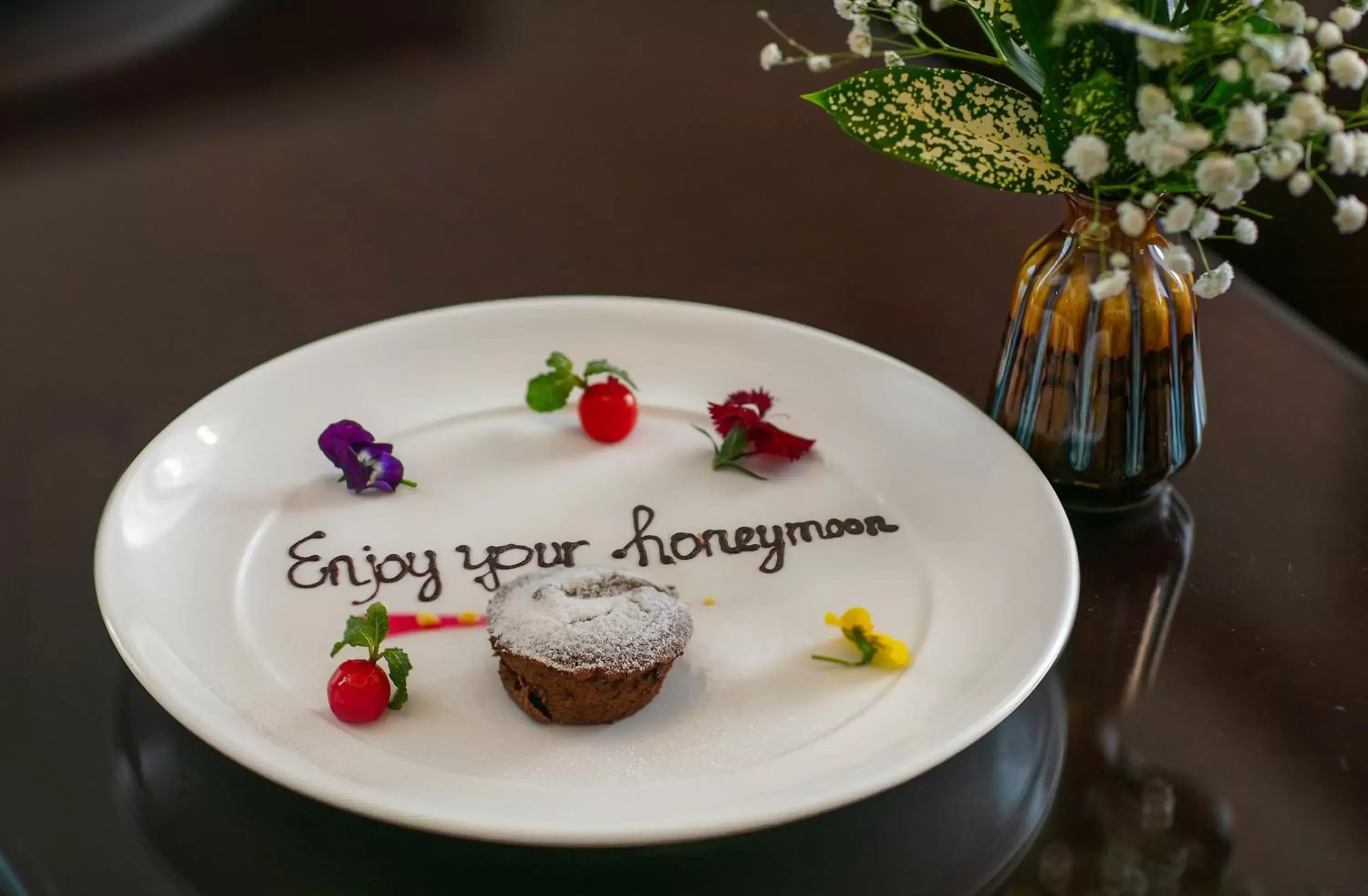 Decorative detail, Food in The Tray Hotel