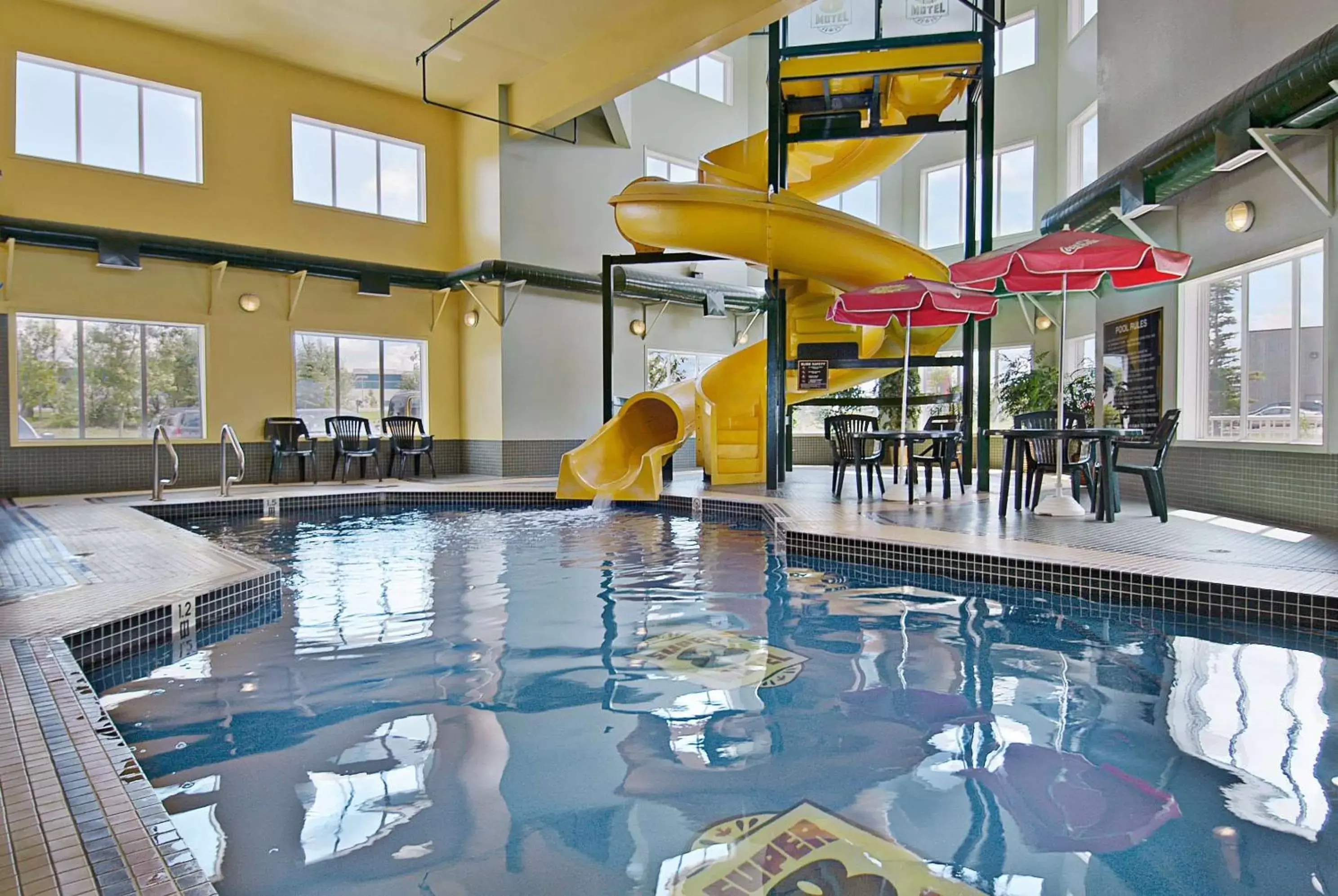 Activities, Swimming Pool in Super 8 by Wyndham Calgary Shawnessy Area