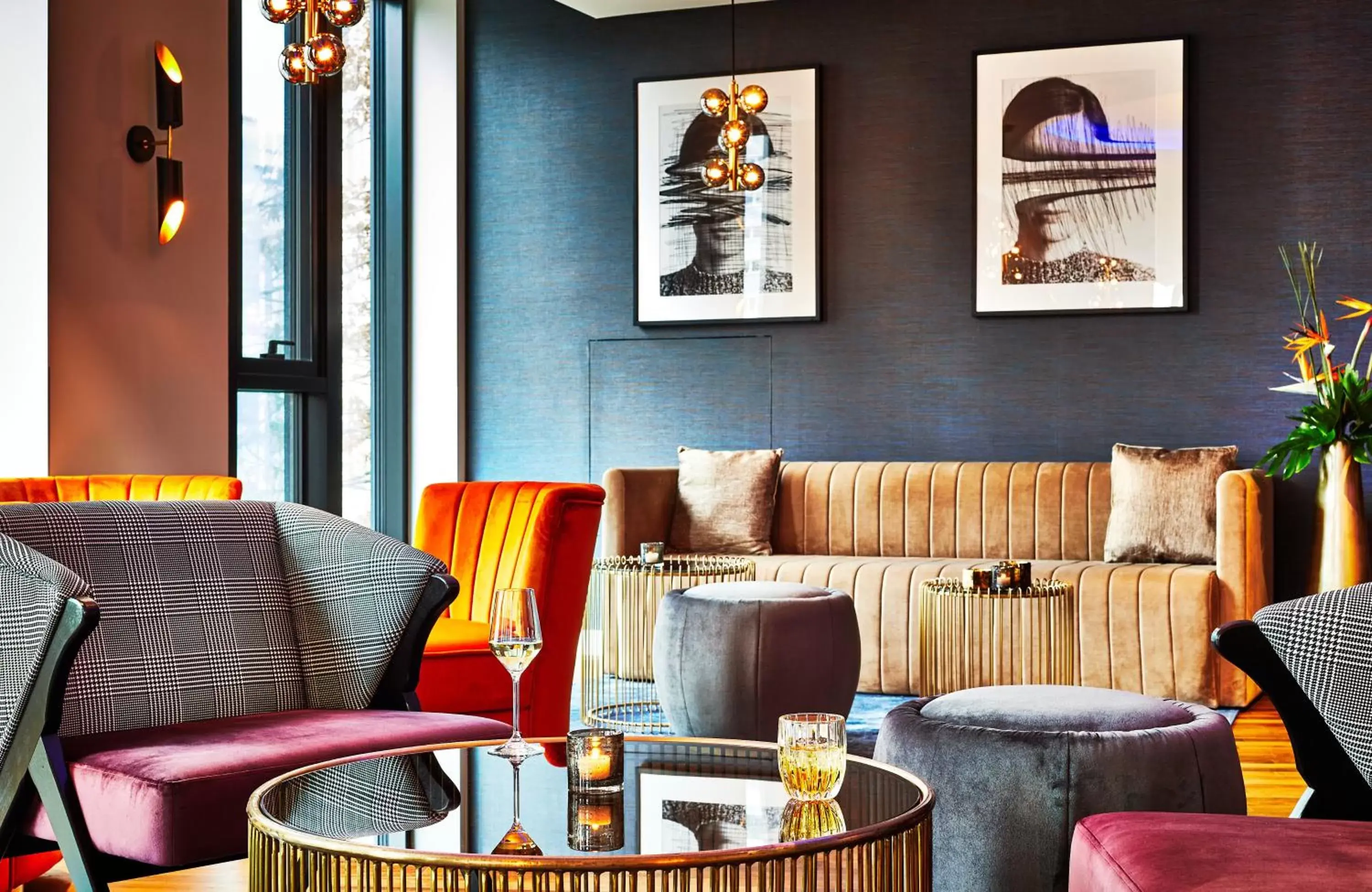 Lounge or bar, Seating Area in NYX Hotel Warsaw by Leonardo Hotels