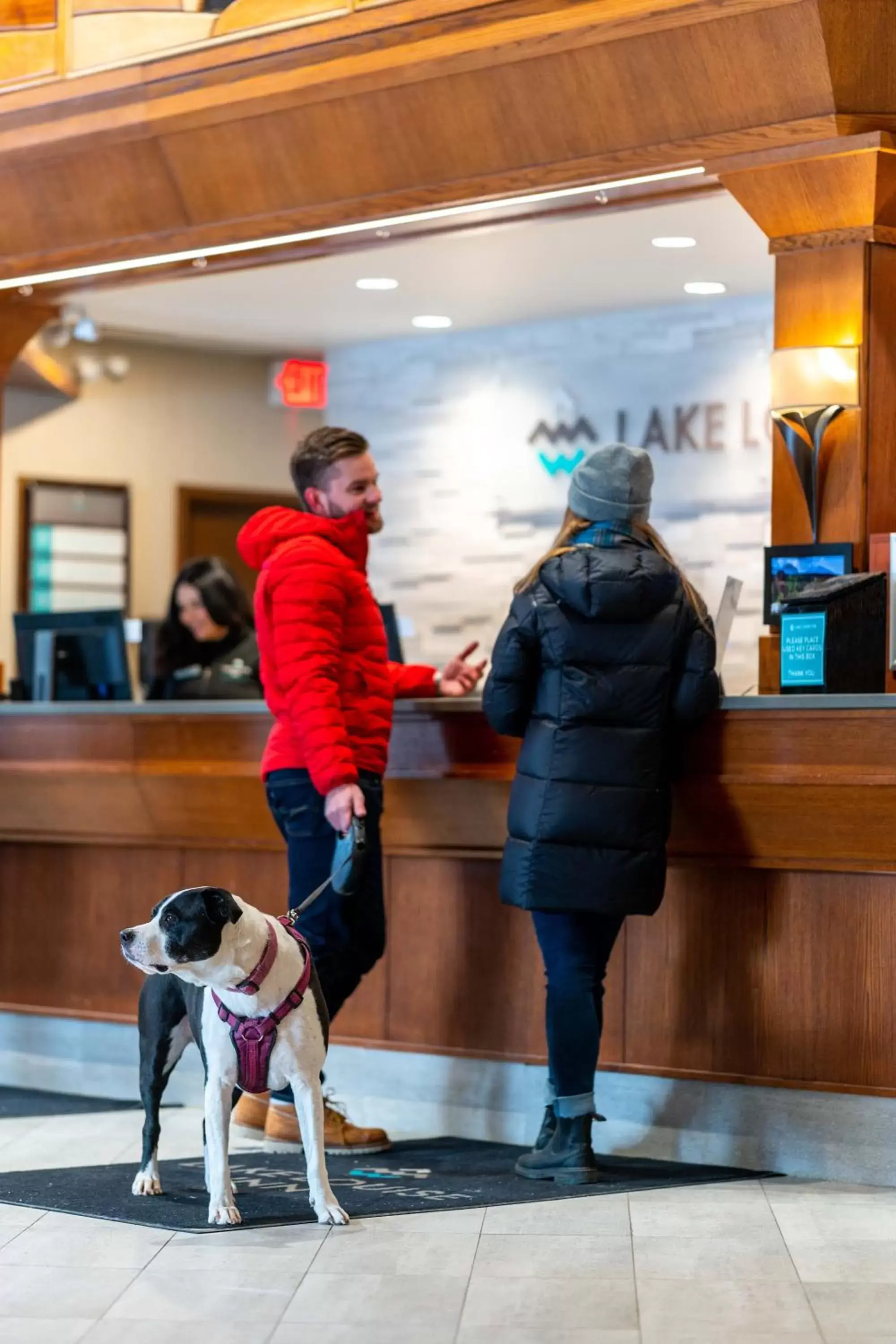 Lobby or reception in Lake Louise Inn