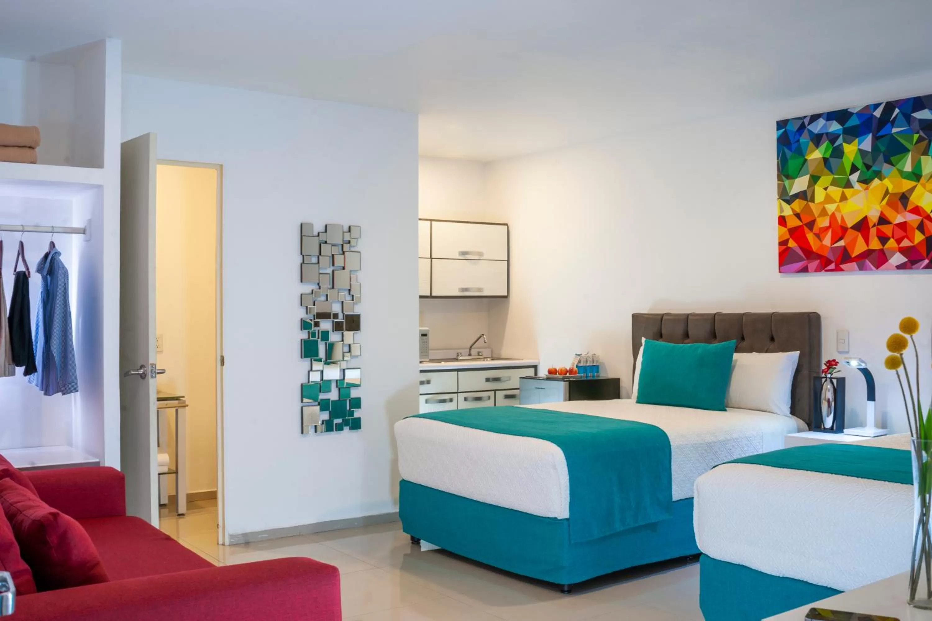 Bed in Container Inn Hotel Aeropuerto