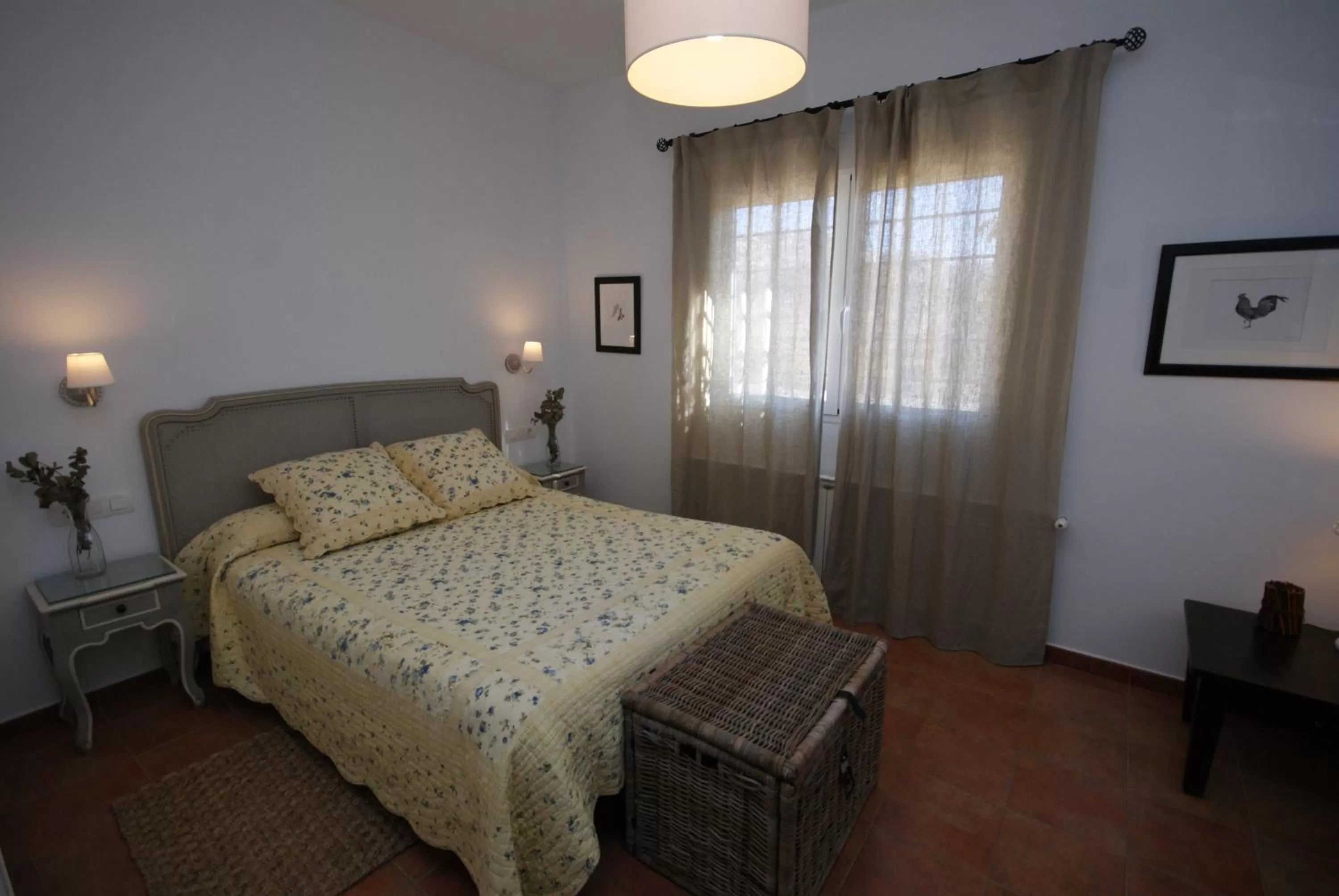 Decorative detail, Bed in Finca El Romeral