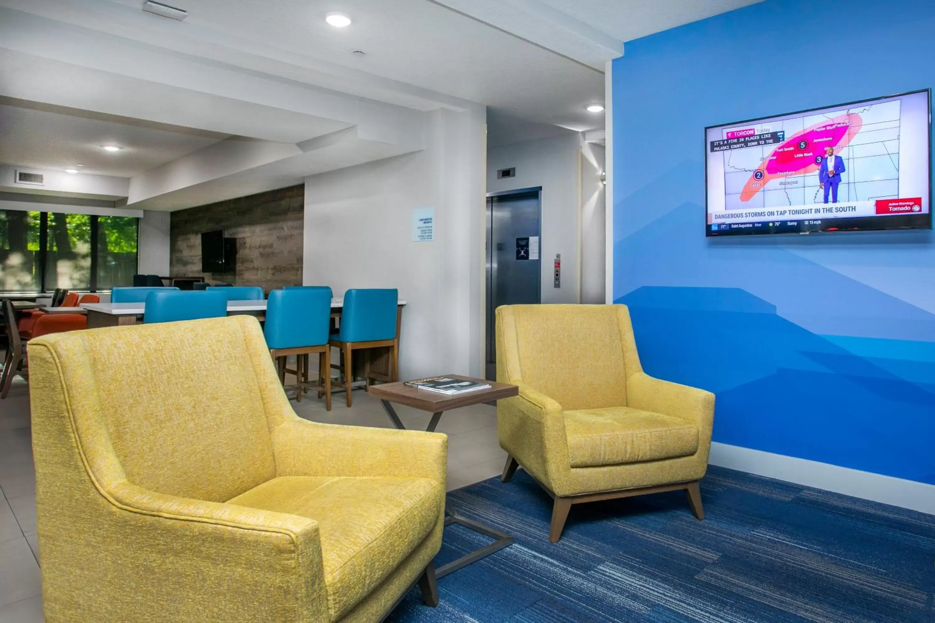 Property building, Seating Area in Holiday Inn Express Hotel & Suites Jacksonville - Mayport / Beach, an IHG Hotel