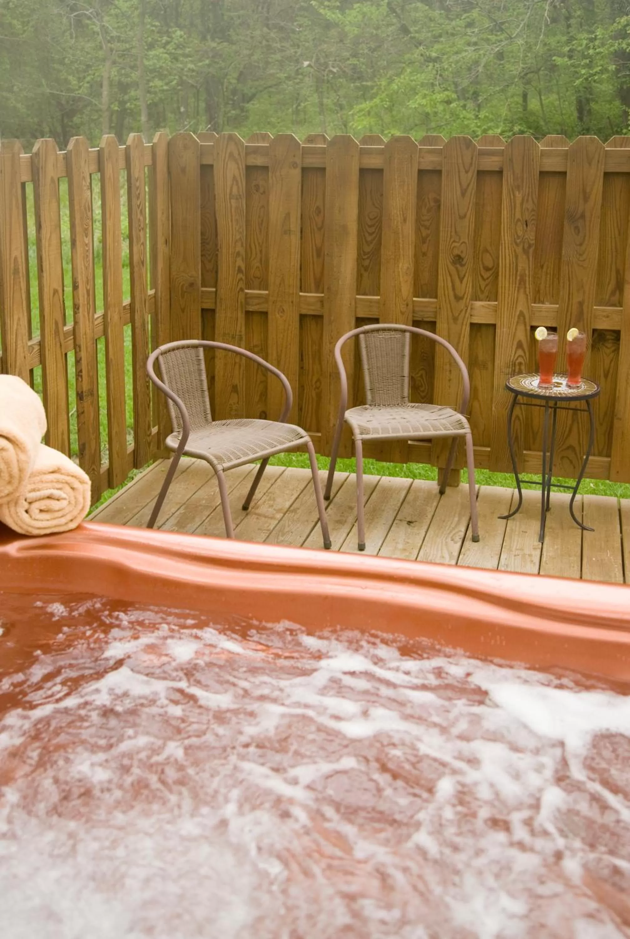 Swimming Pool in Garth Woodside Mansion Bed and Breakfast
