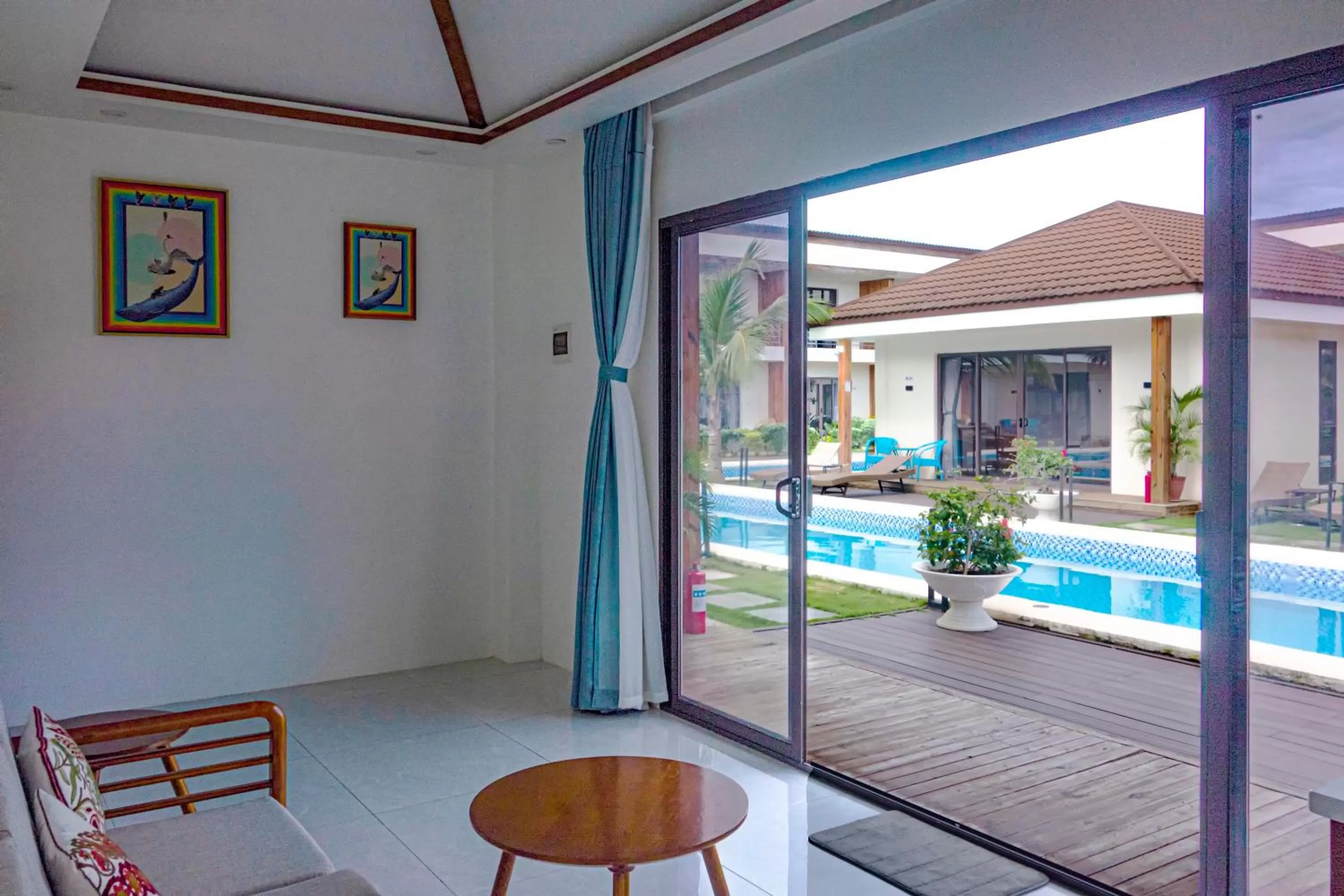 Living room in Amphitrite Resort