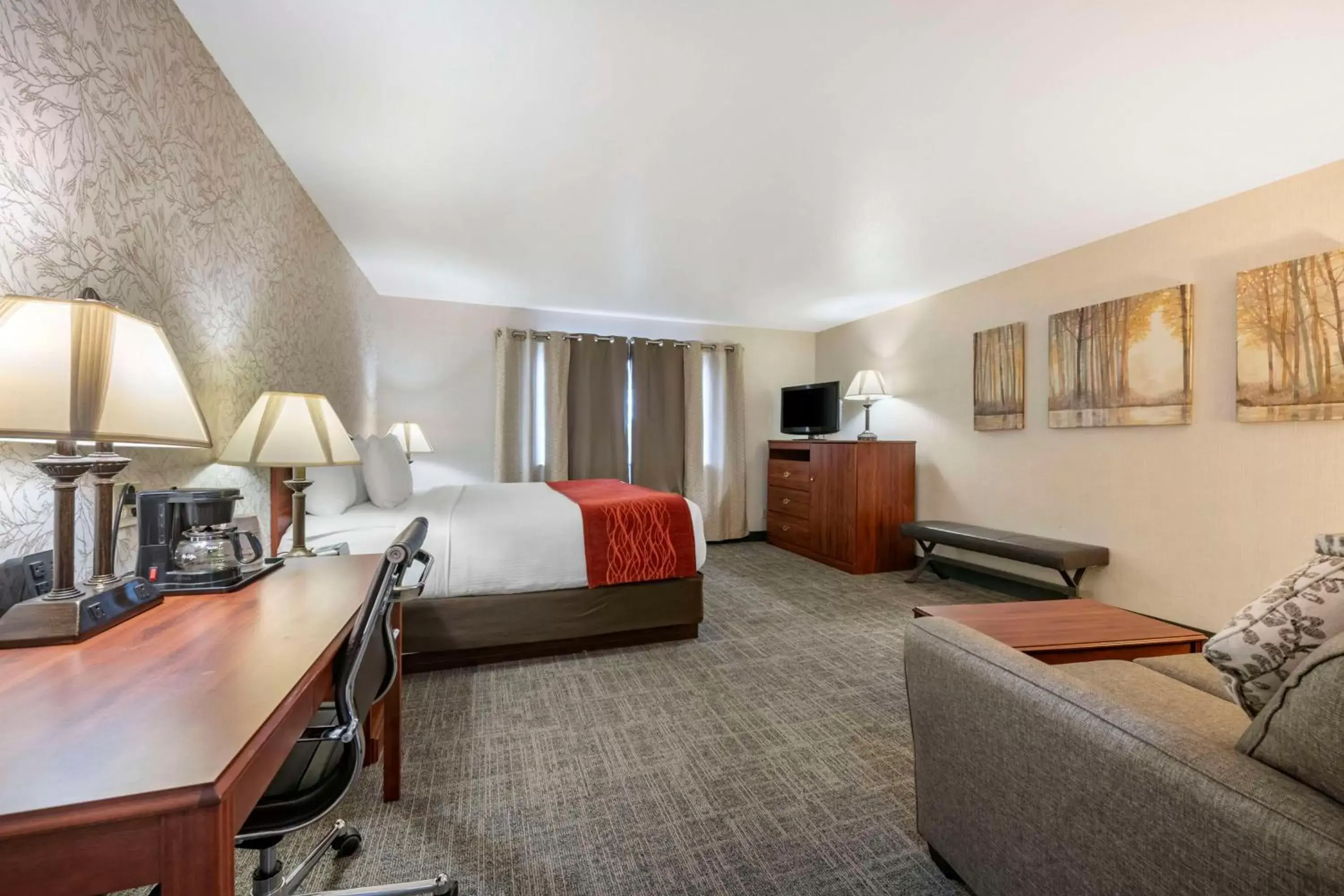 Bedroom in SureStay Plus Hotel by Best Western Buffalo