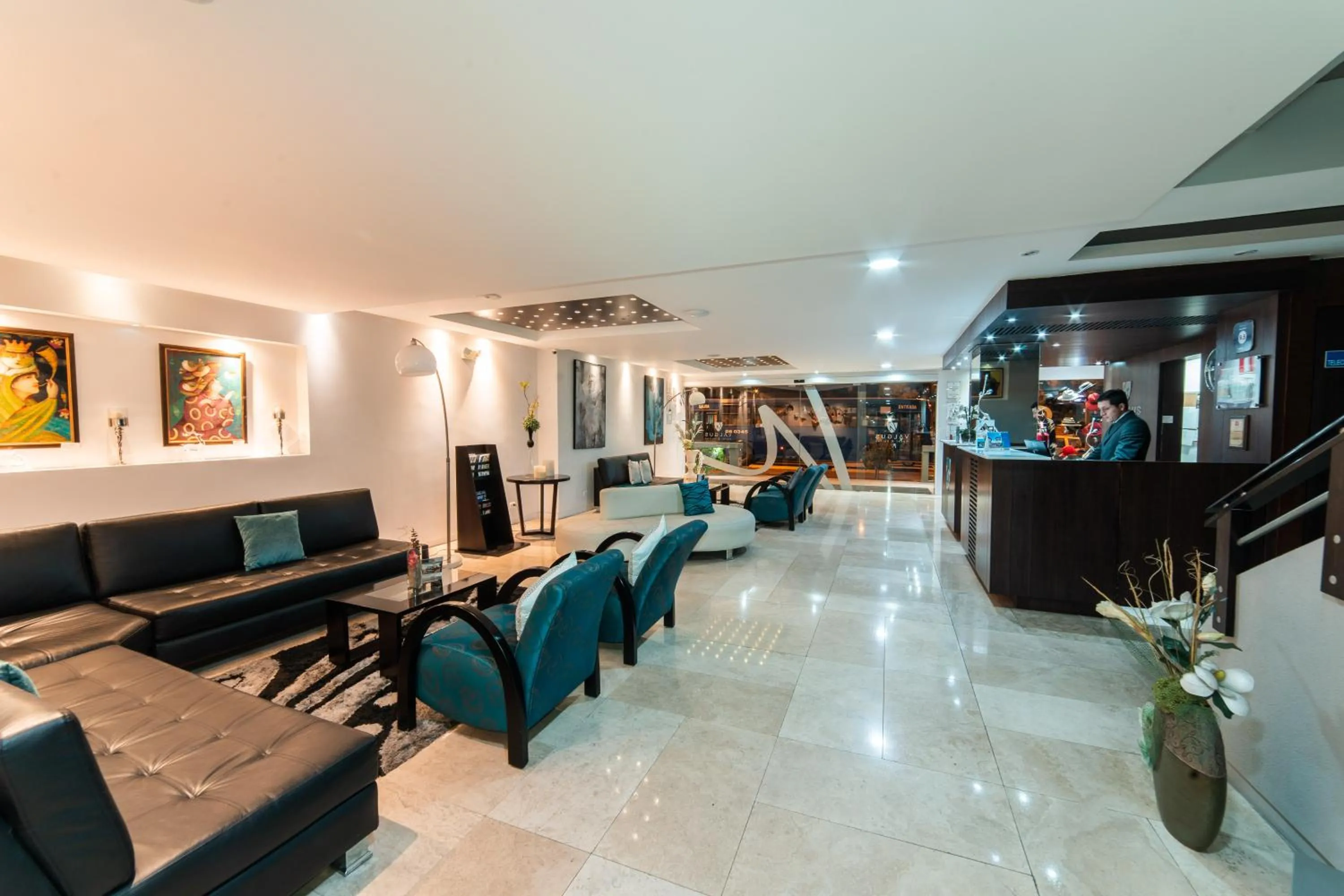Lobby or reception in Hotel Valgus