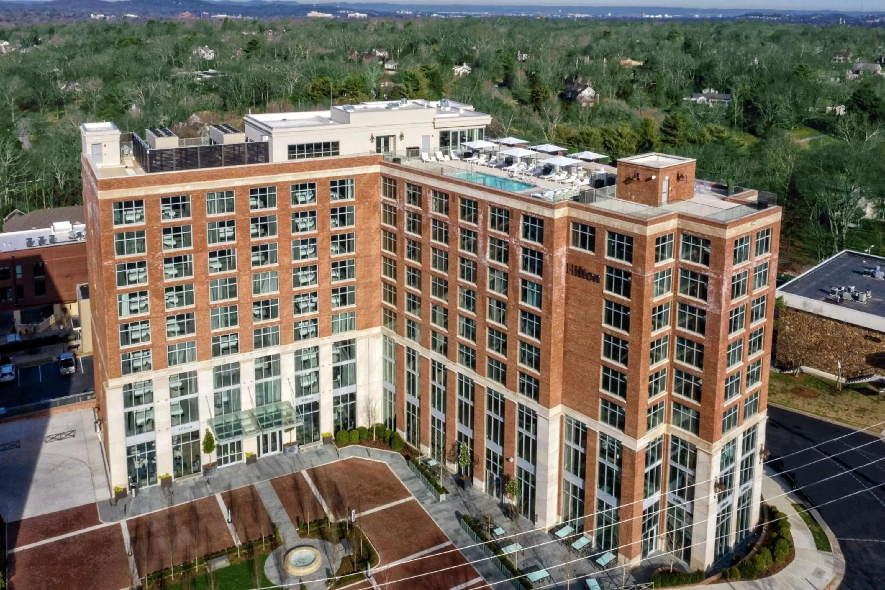 Property building, Bird's-eye View in Hilton Nashville Green Hills