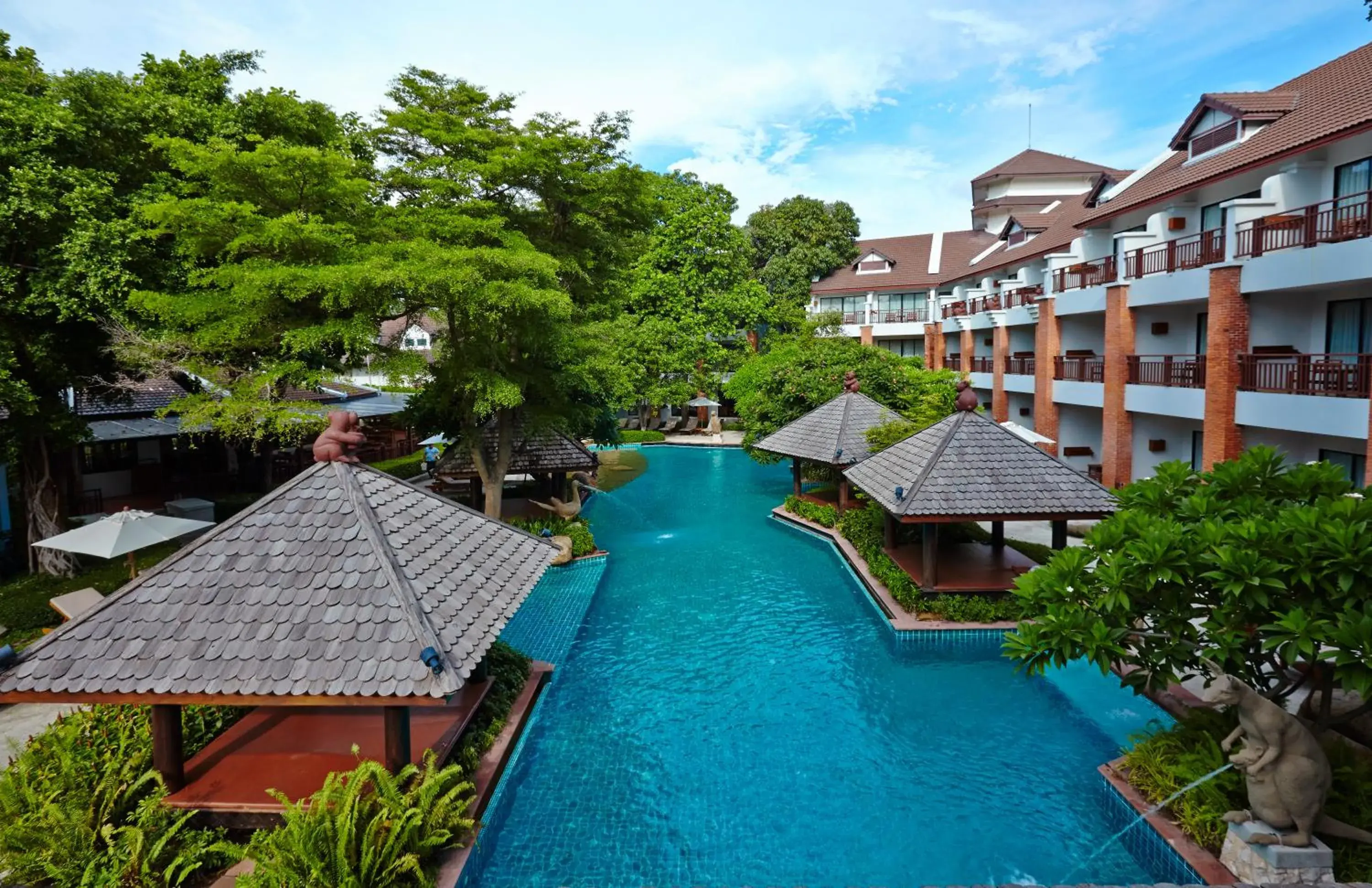 Property building, Swimming Pool in Woodlands Hotel and Resort Pattaya