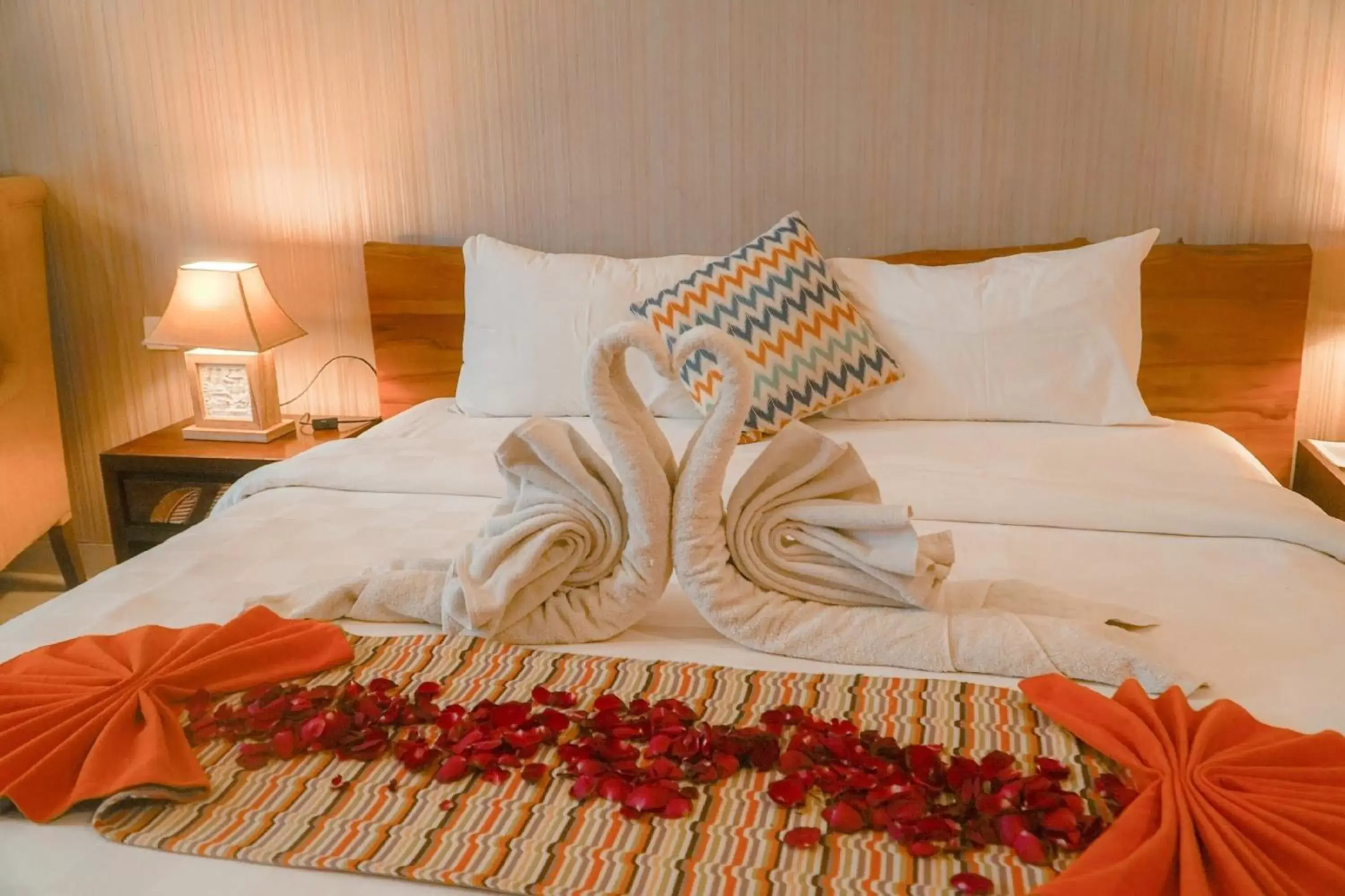 Bed in Abian Harmony Hotel