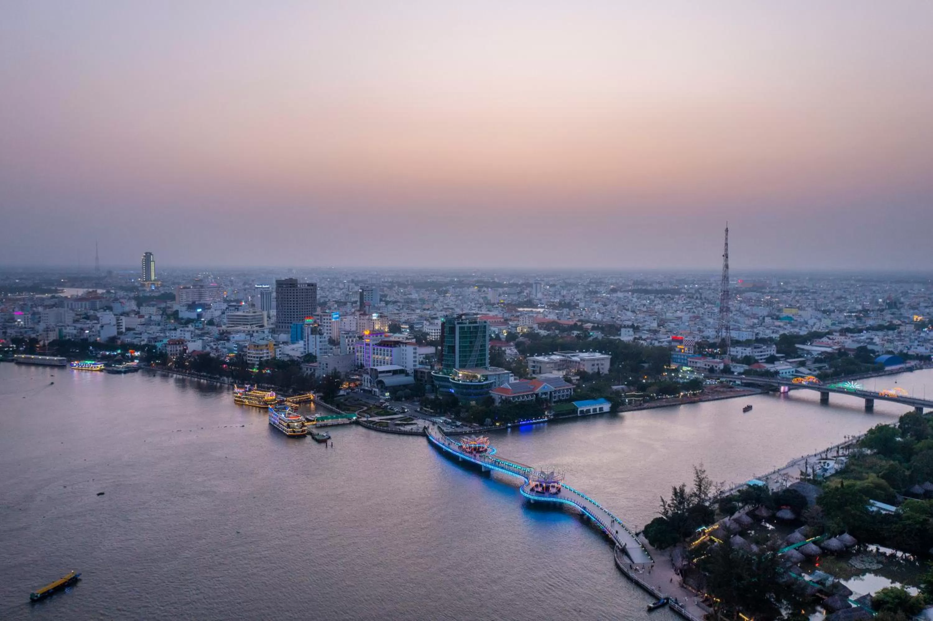 Natural landscape in Victoria Can Tho Resort