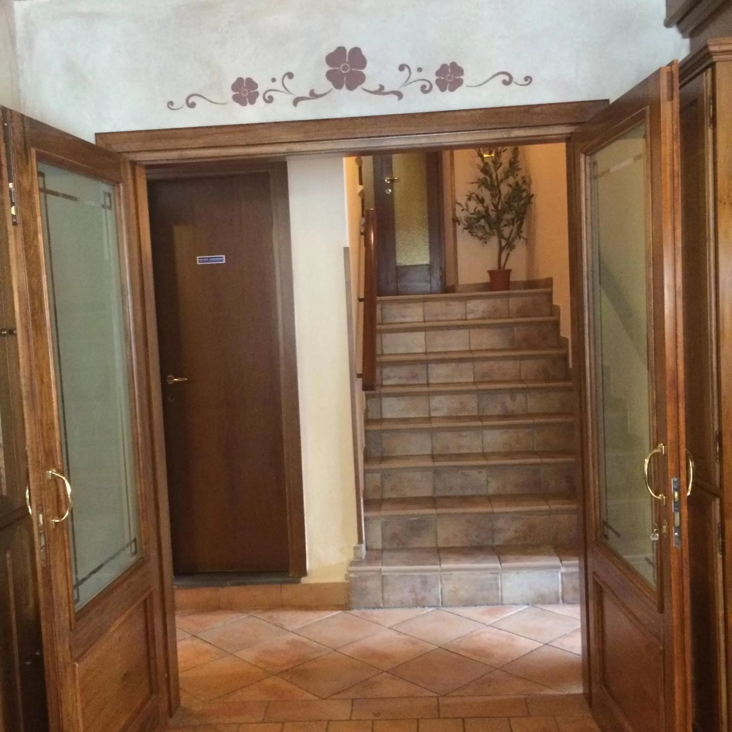 Decorative detail in Albergo Miramonti