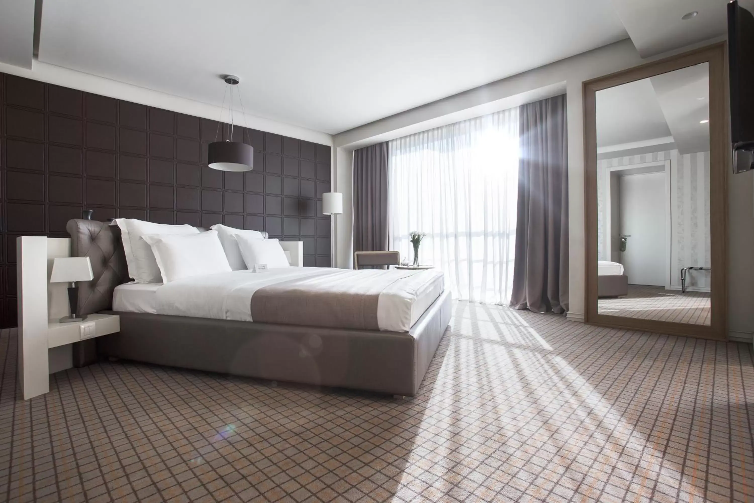 Bed in Jump INN Hotel Belgrade