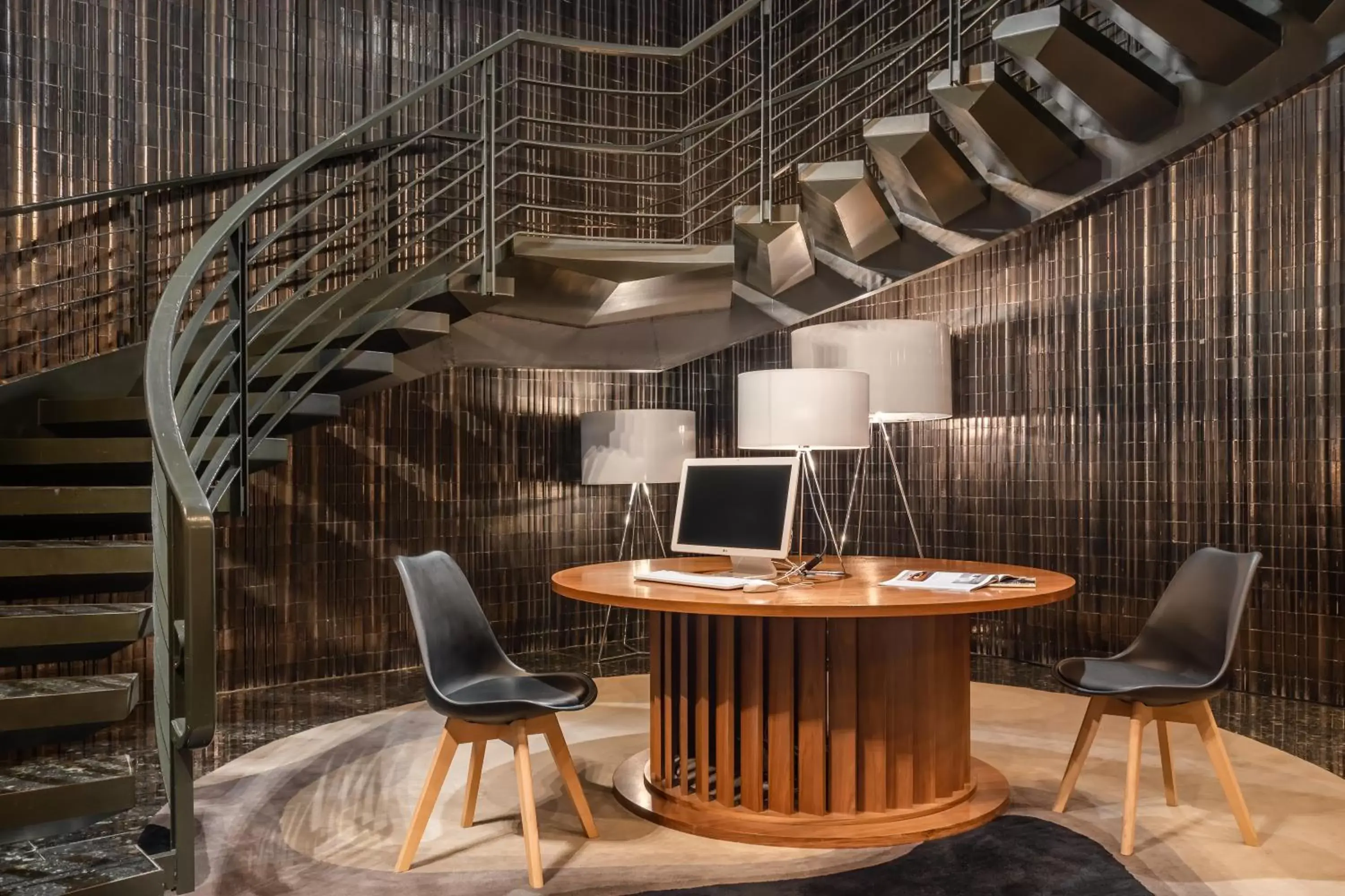 locker, Seating Area in Hotel Medium Valencia