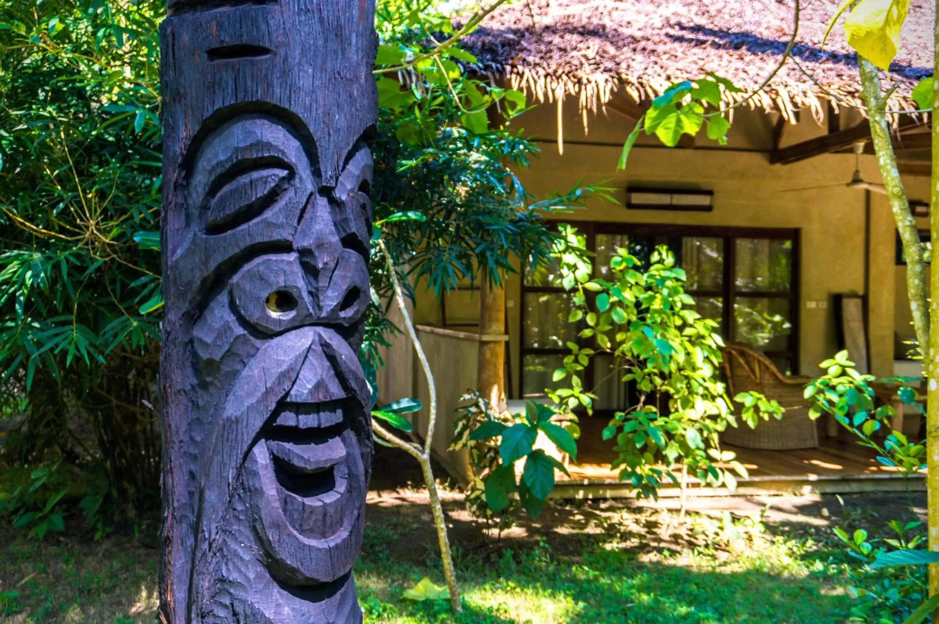 Garden view in El Nido Coco Resort Garden view in El Nido Coco Resort