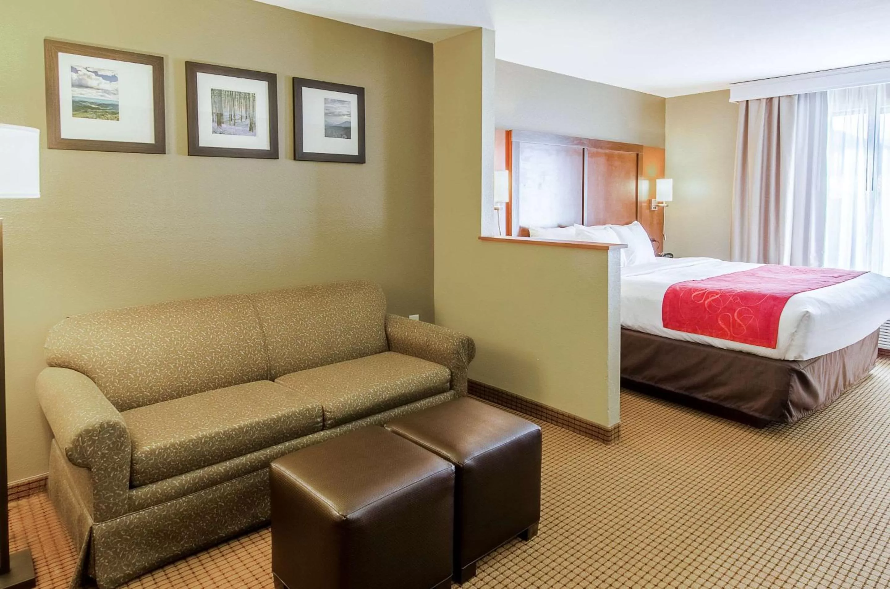 Photo of the whole room, Bed in Comfort Suites Wytheville near Conference Center
