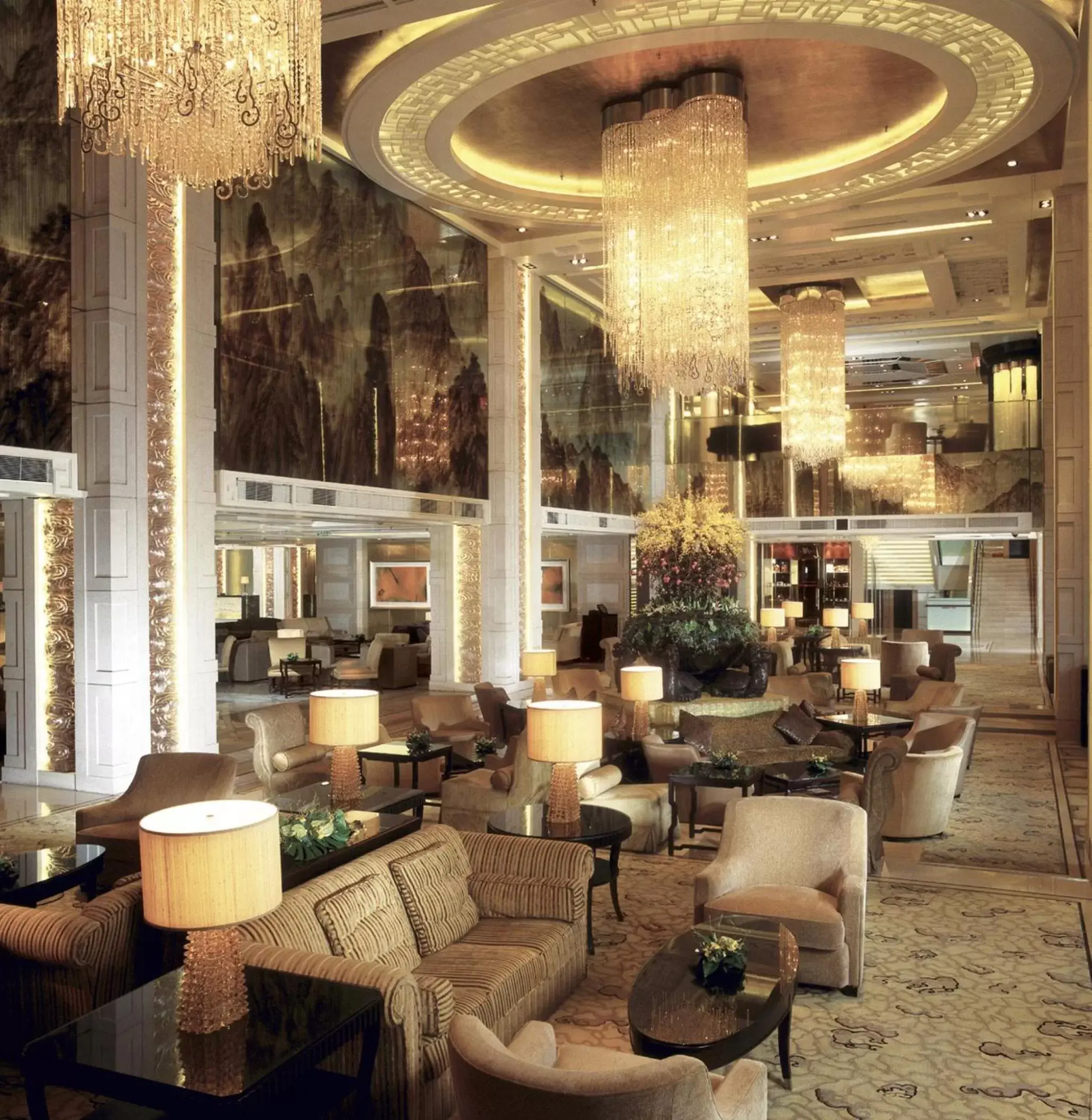 Lobby or reception, Restaurant/Places to Eat in Shangri-La Beijing