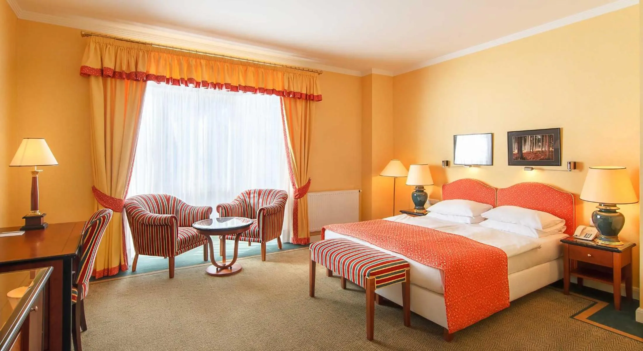 Seating area, Bed in Dvorak Spa & Wellness