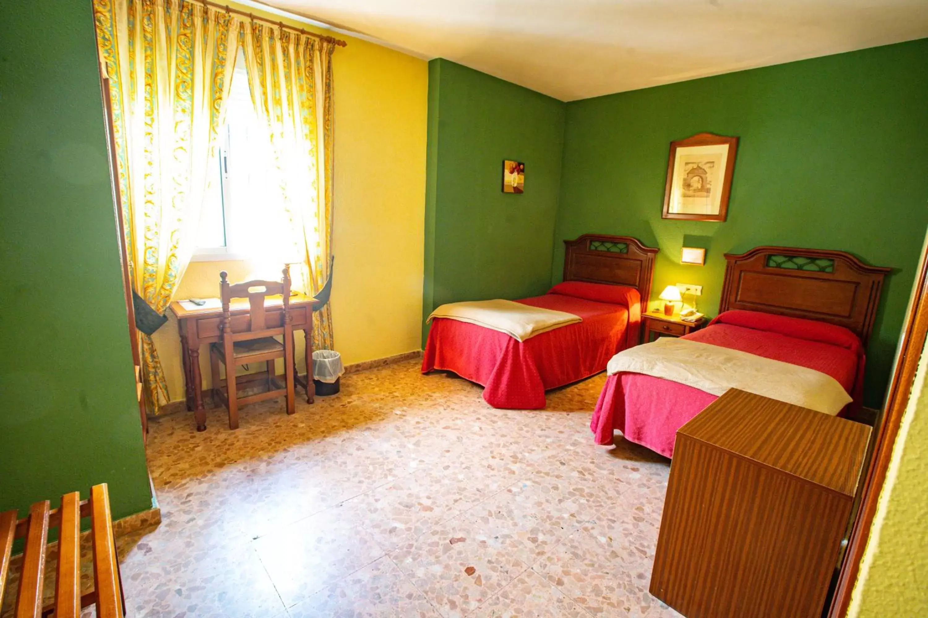 View (from property/room), Bed in Hotel Arunda II View (from property/room), Bed in Hotel Arunda II