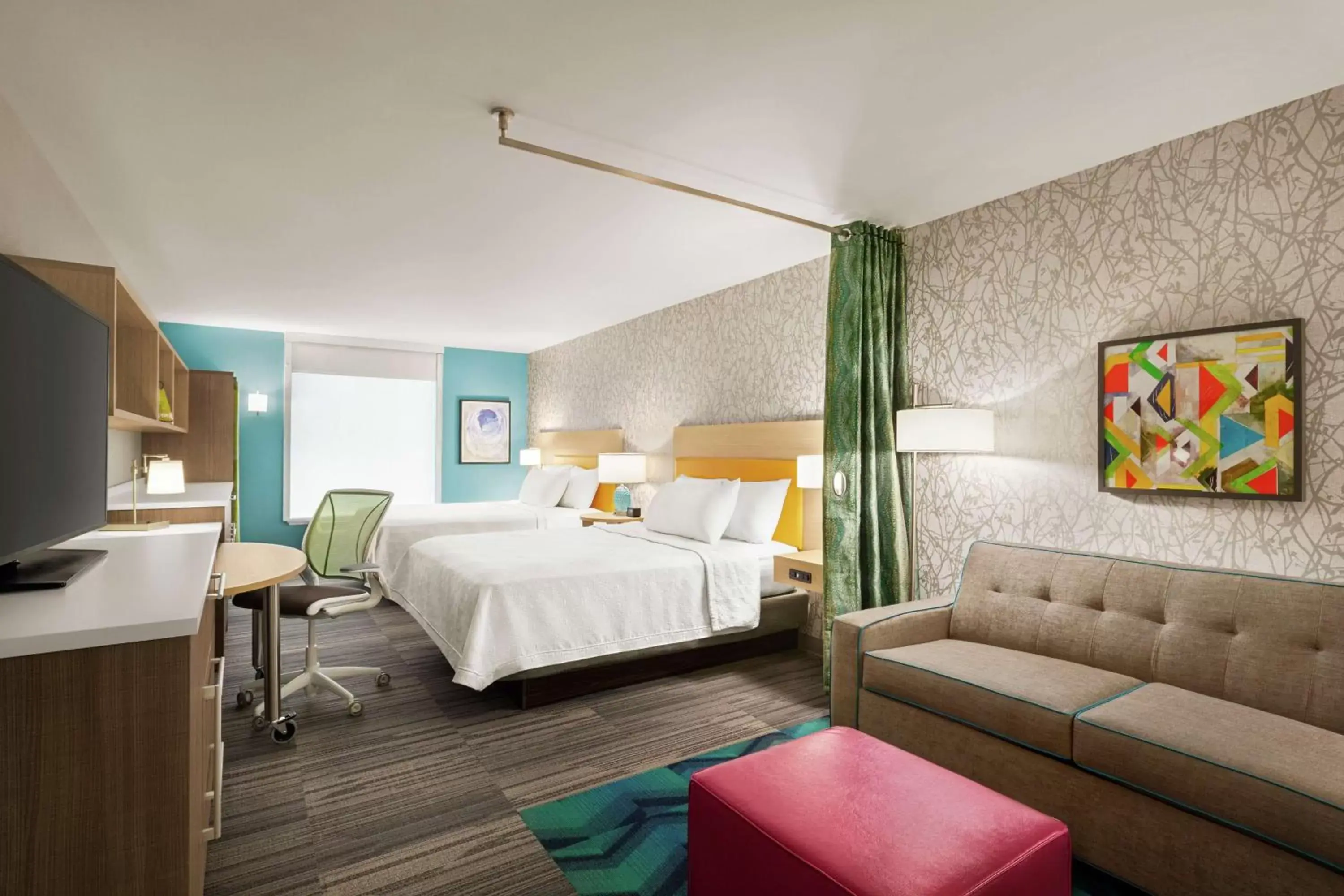 Bedroom, Bed in Home2 Suites By Hilton Fernandina Beach on Amelia Island, FL