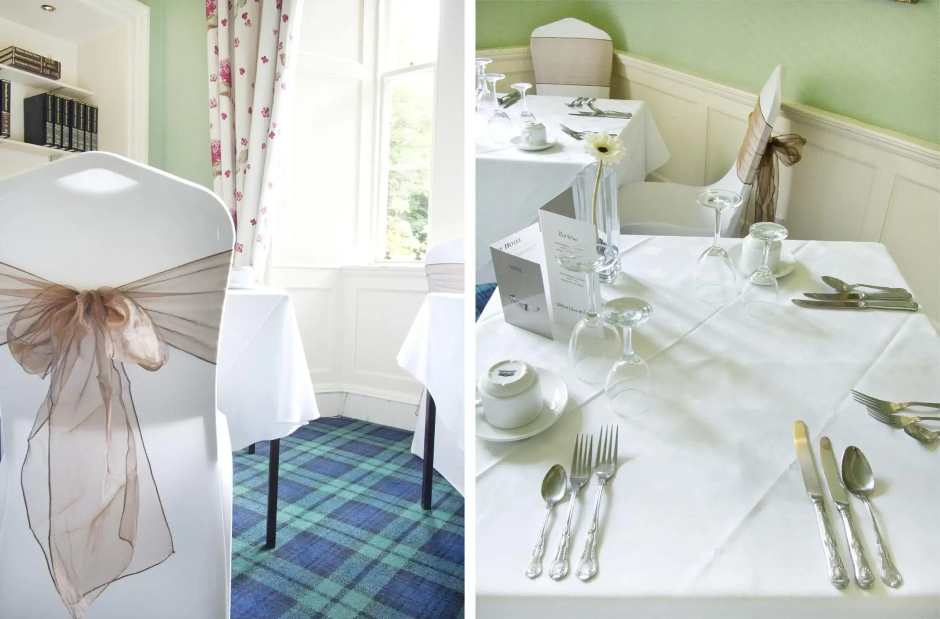Decorative detail, Banquet Facilities in Bankton House Hotel