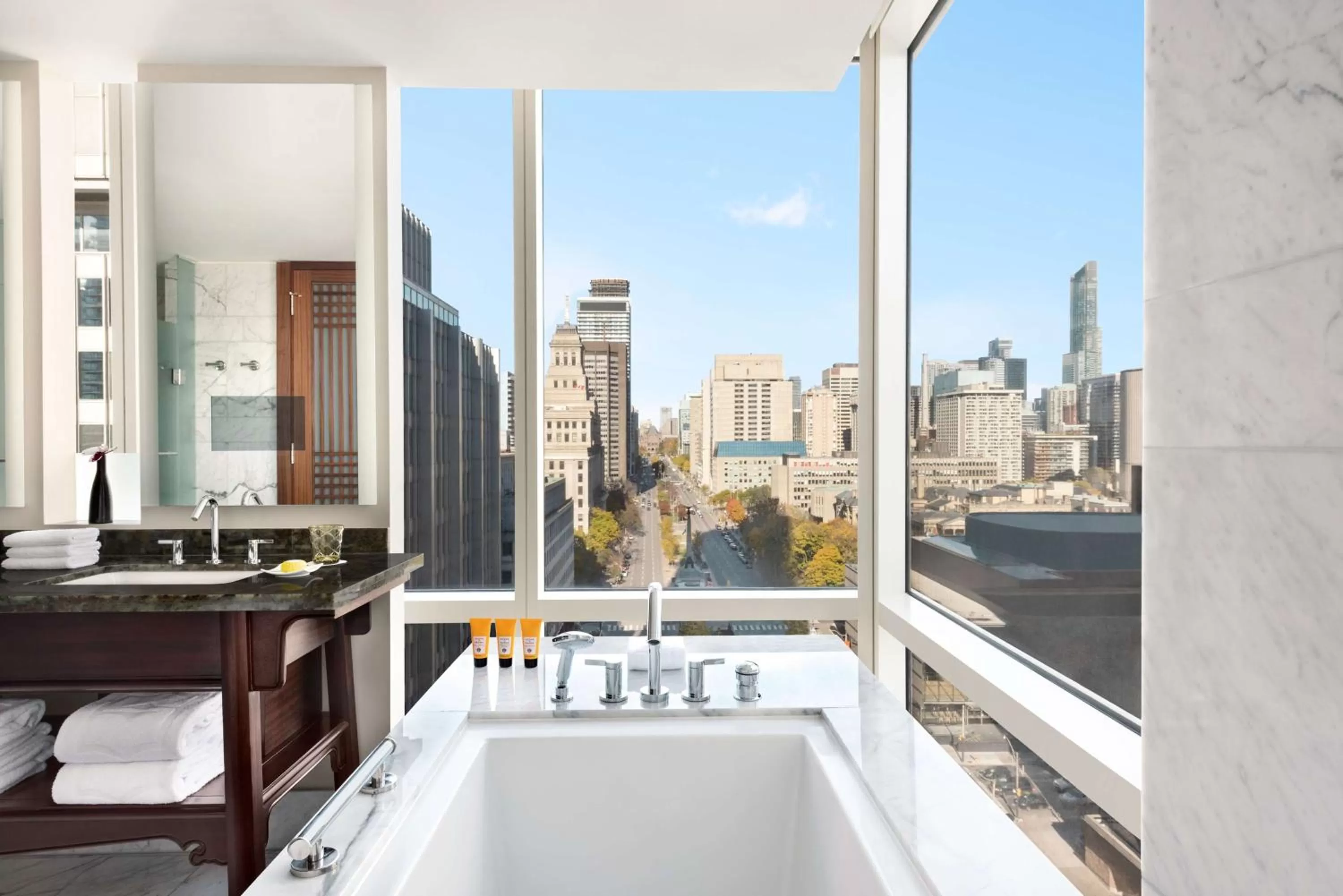 Bathroom in Shangri-La Toronto