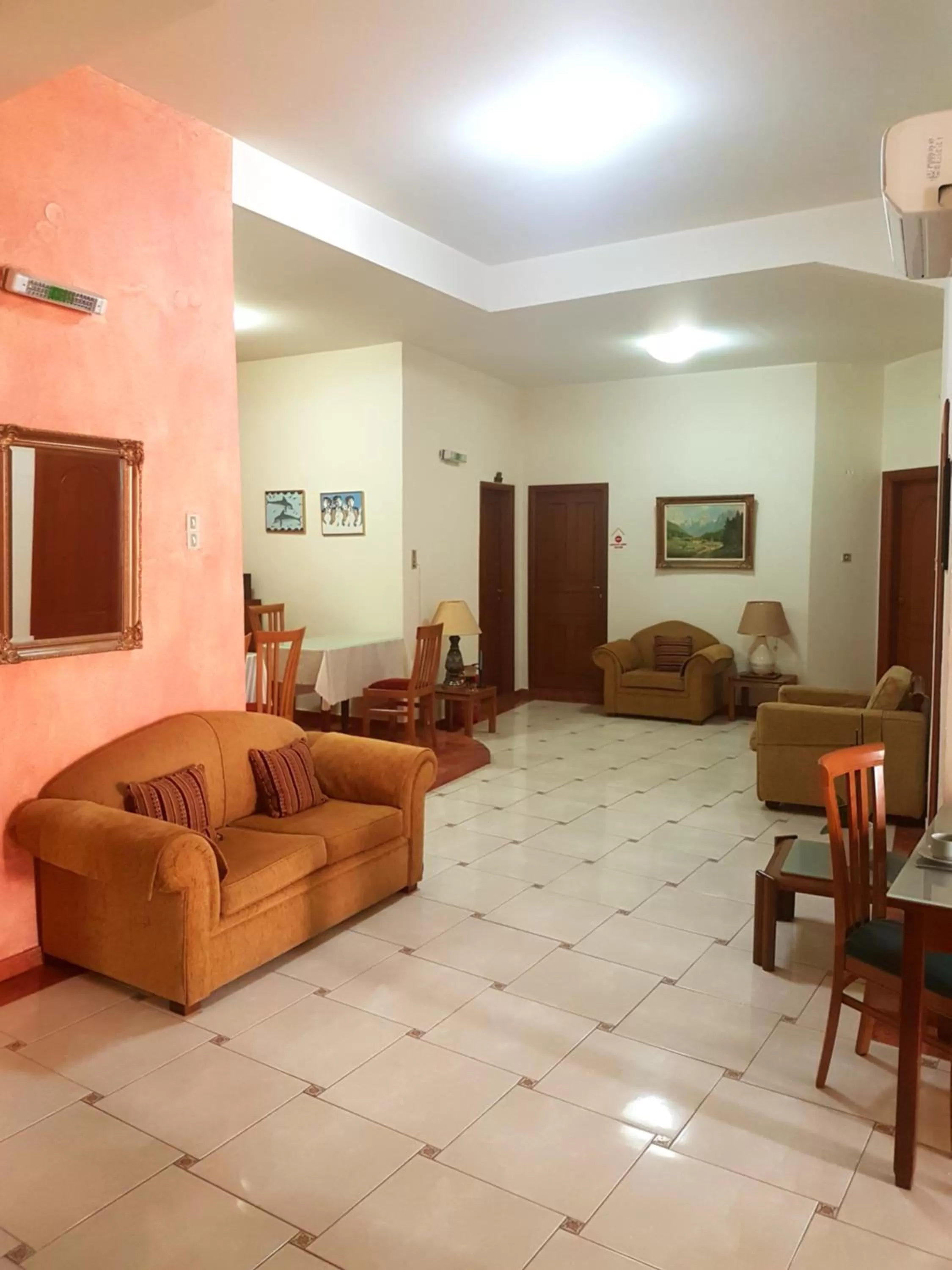 Seating area in Lena Hotel