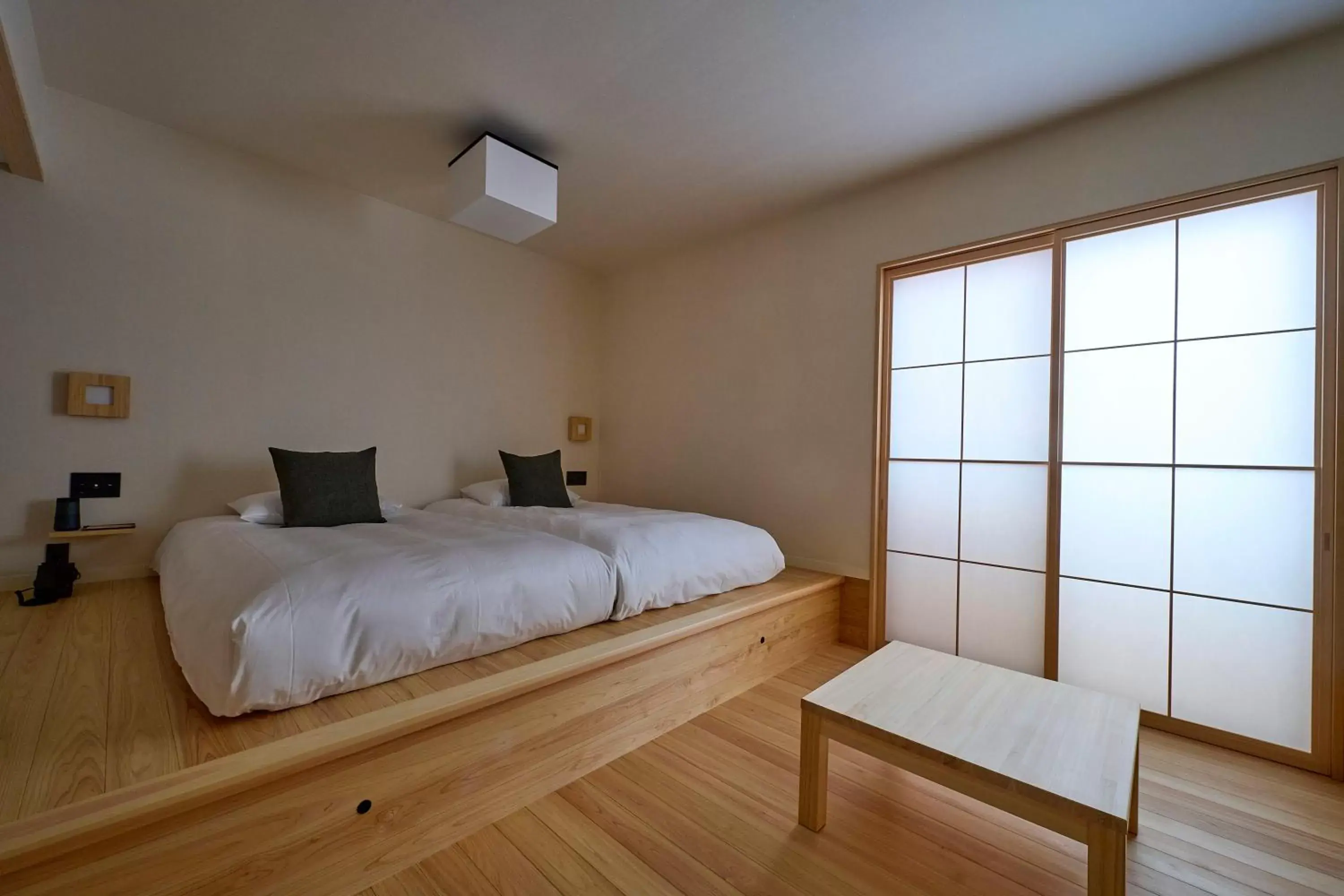 View (from property/room), Bed in yubune View (from property/room), Bed in yubune