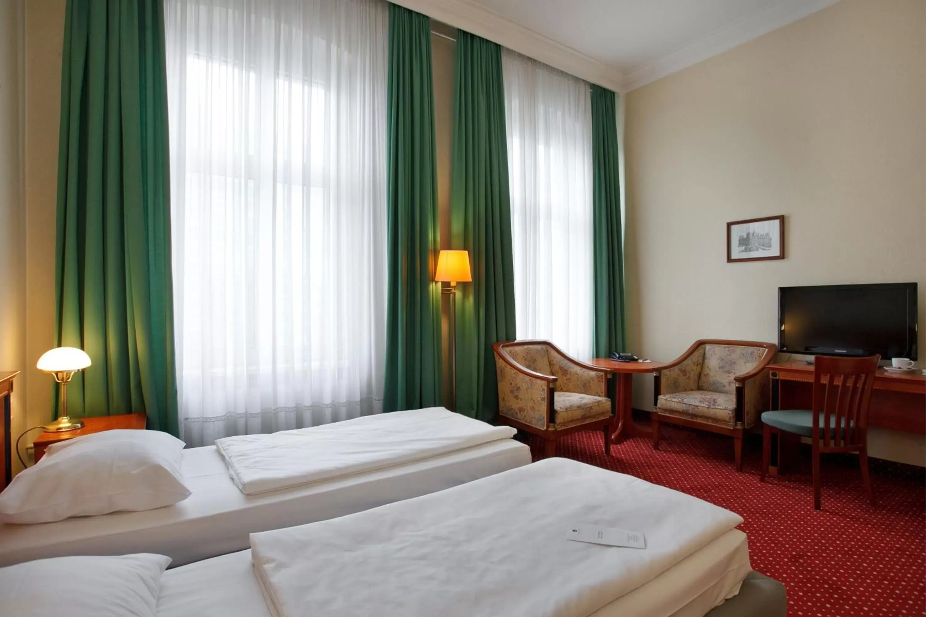 Photo of the whole room, Bed in acom-Hotel Berlin Kurfürstendamm