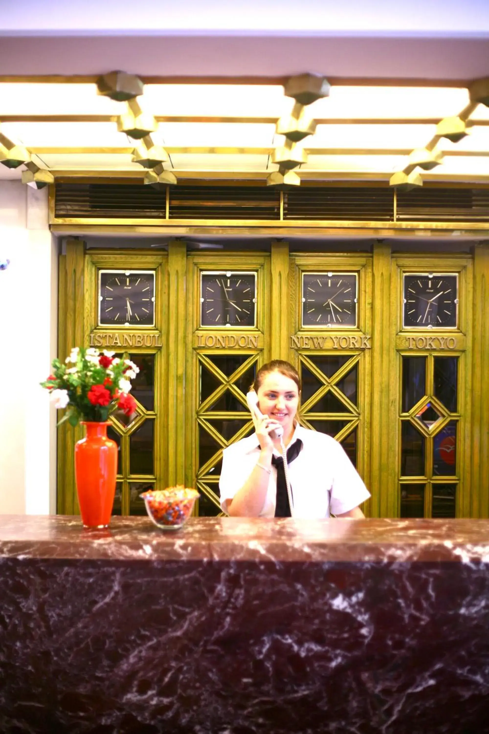 Staff in Istanbul Royal Hotel