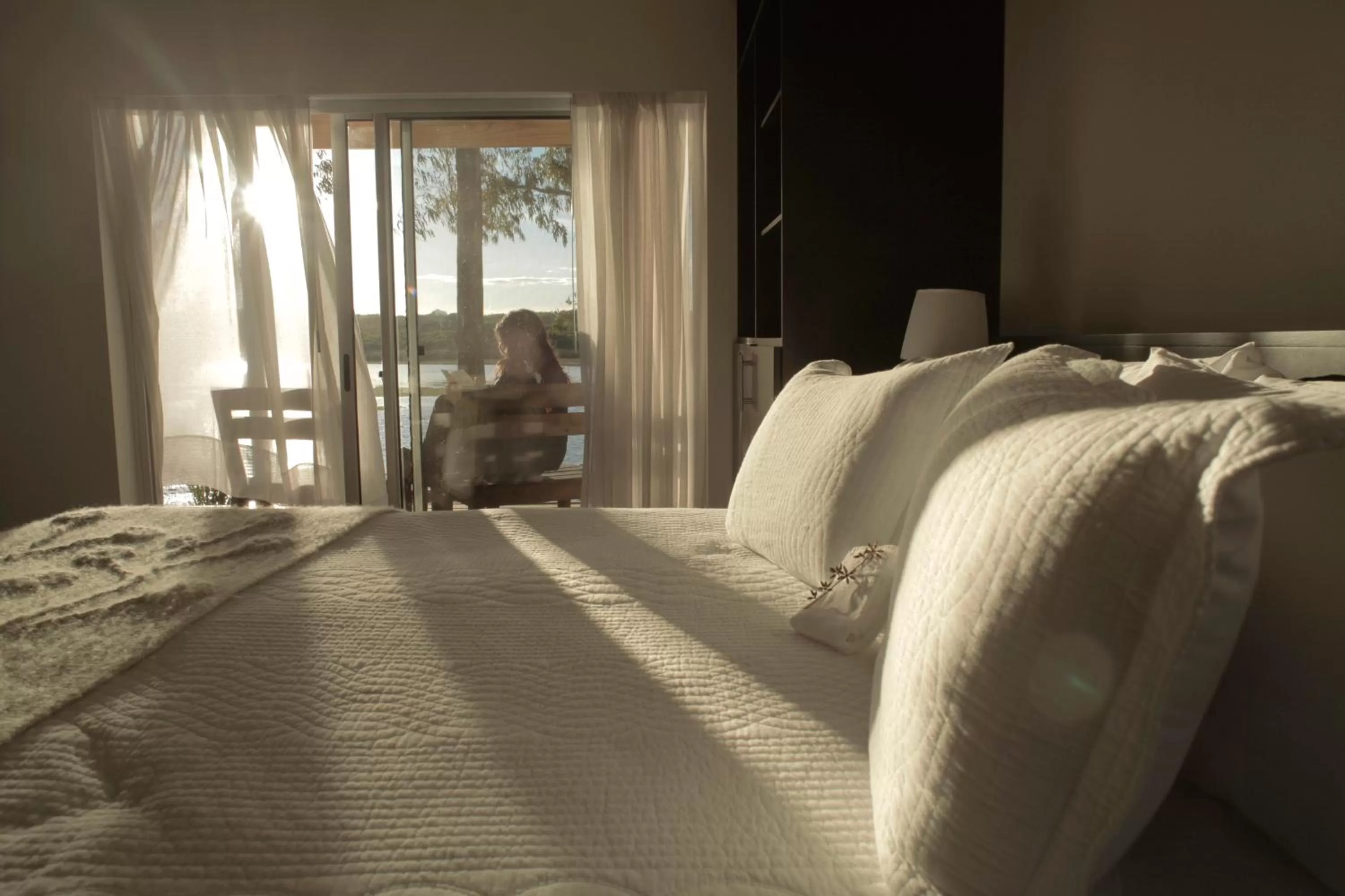 View (from property/room), Bed in Al Natural Posada