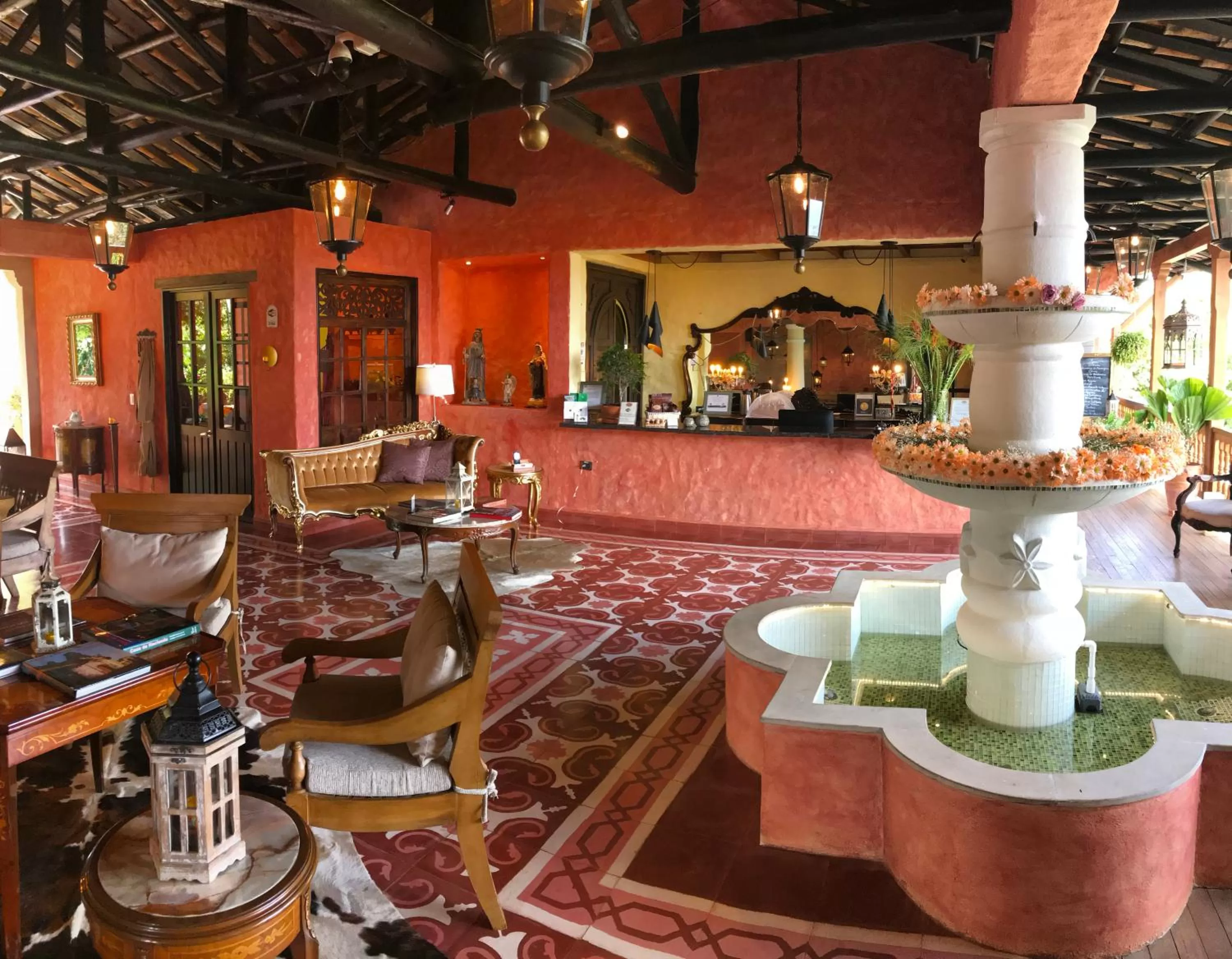 Lobby or reception in Monasterio San Agustín, Colombia